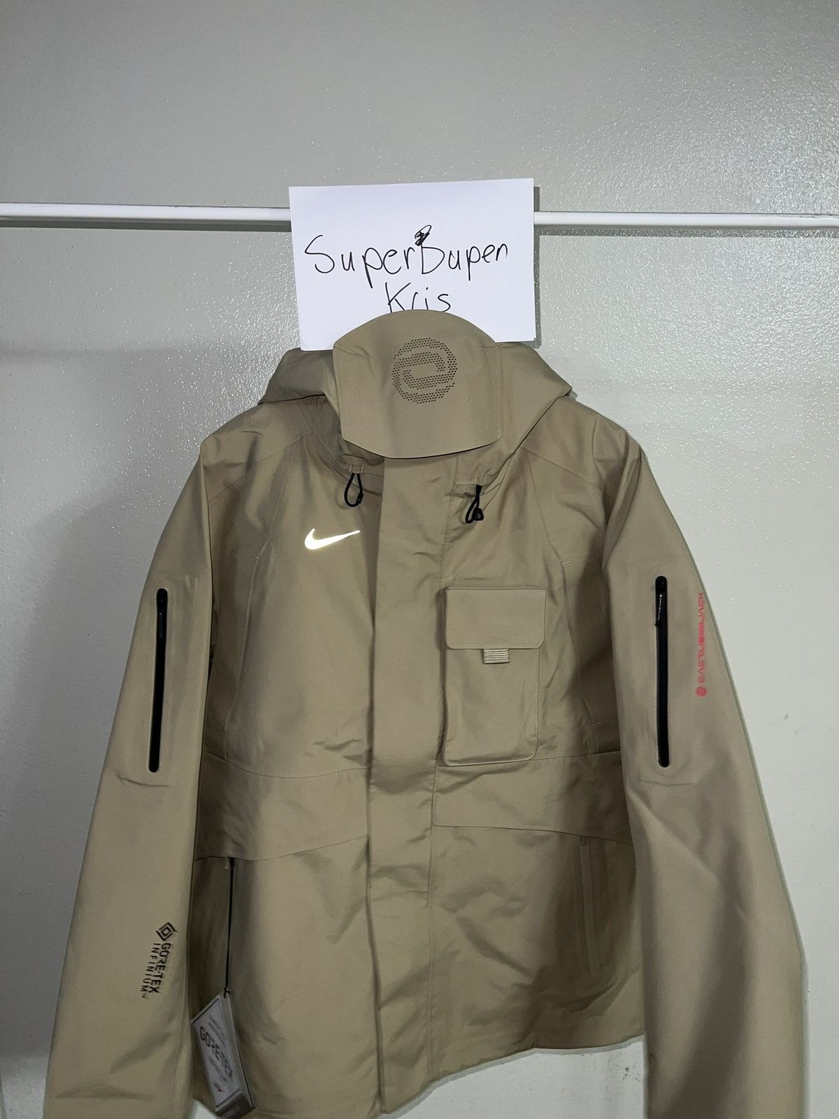 TRAVIS SCOTT CACTUS CORP x NIKE M NRG BH KHAKI JACKET SIZE: XL