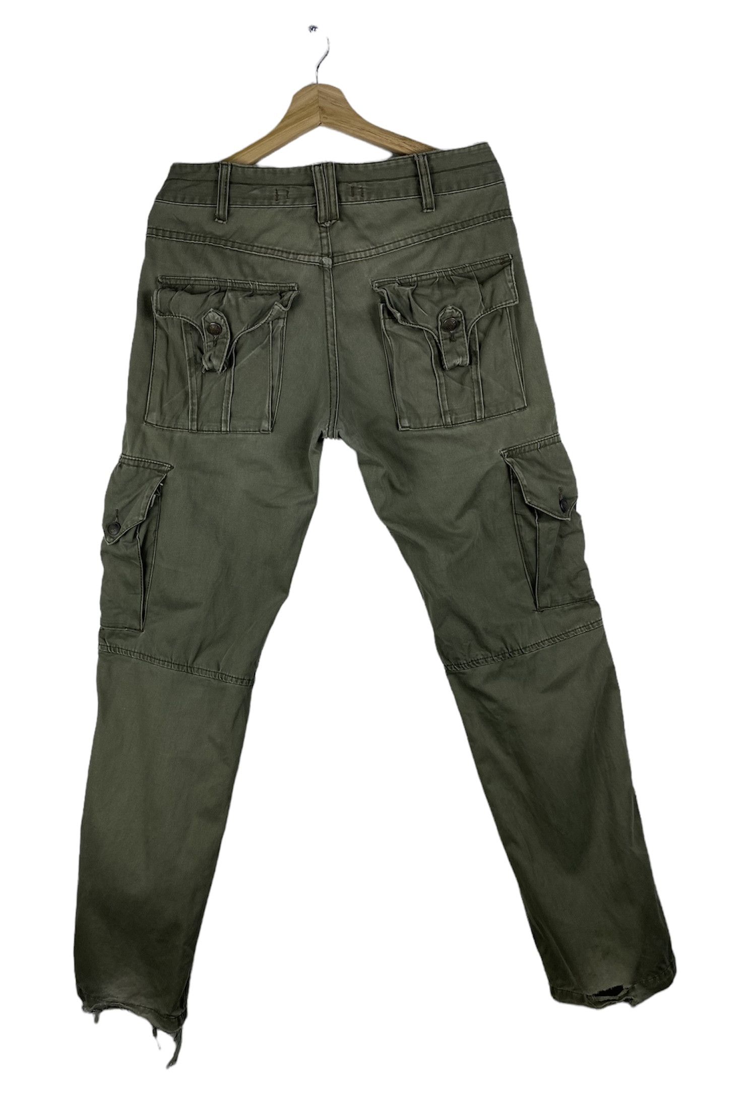 Japanese Brand Vintage Semantic Design Cargo Fatigue Pants Size US 31 - 2 Thumbnail
