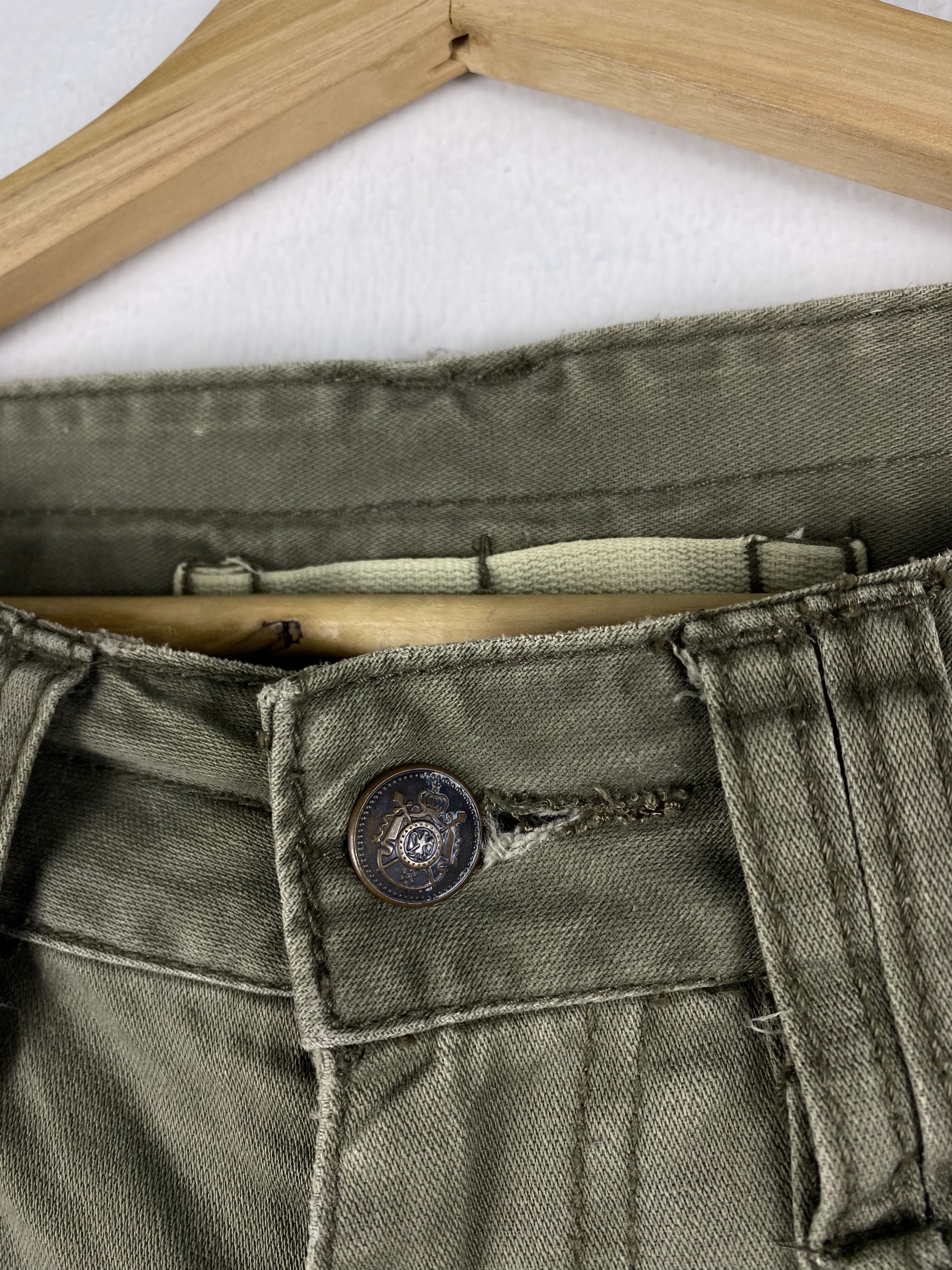 Japanese Brand Vintage Semantic Design Cargo Fatigue Pants Size US 31 - 4 Thumbnail