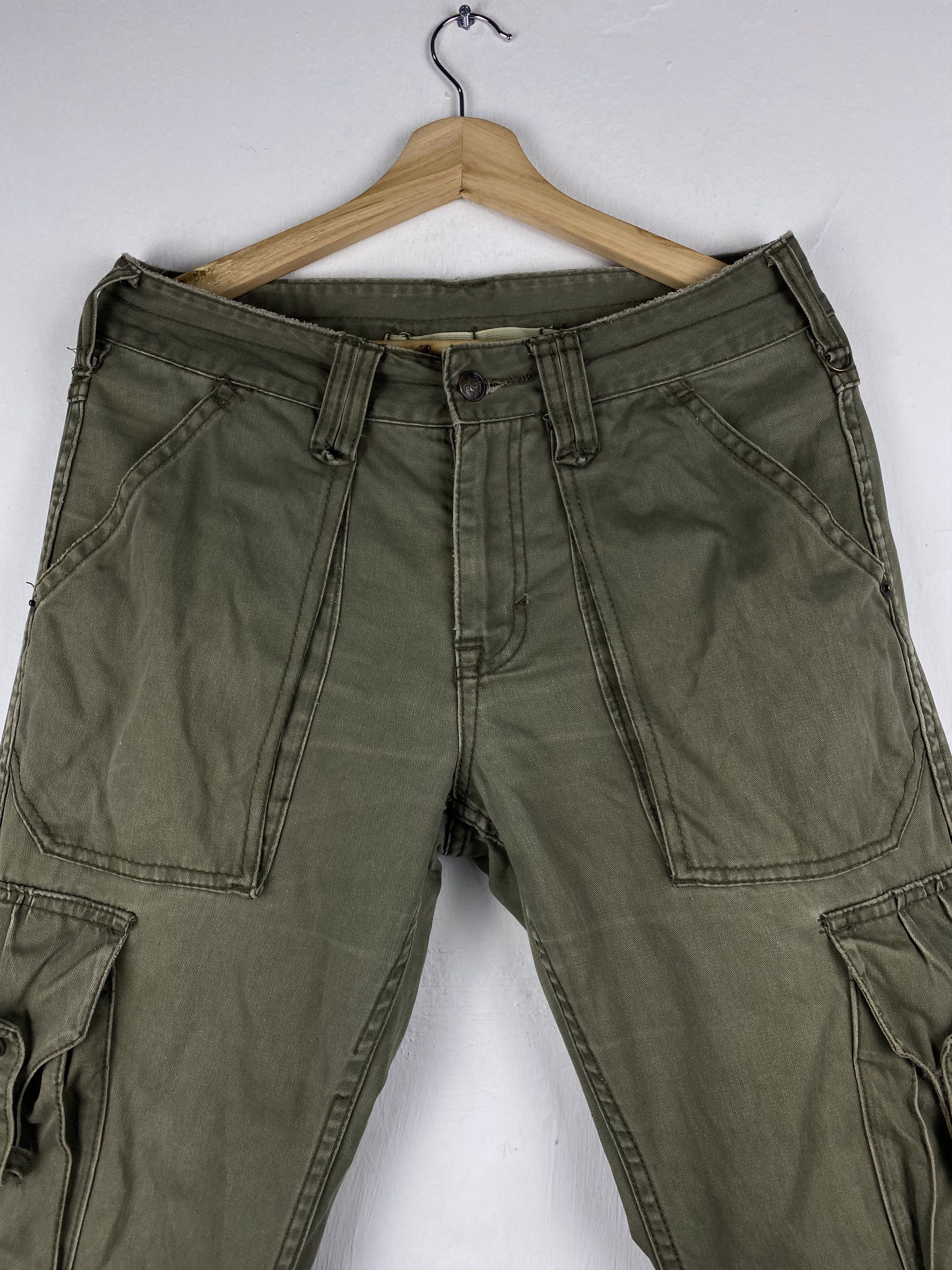 Japanese Brand Vintage Semantic Design Cargo Fatigue Pants Size US 31 - 3 Thumbnail