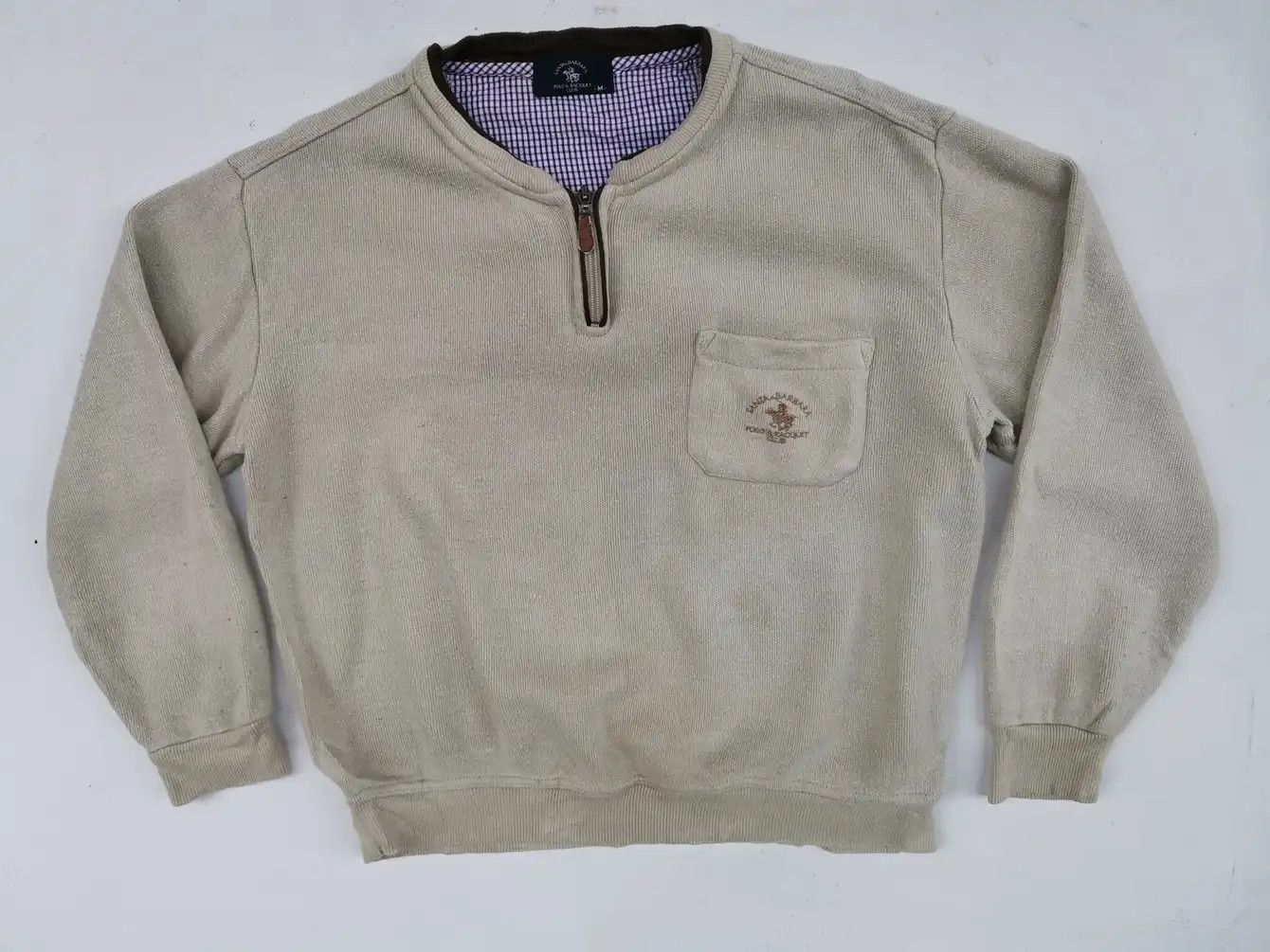 Designer × Japanese Brand Santa Barbara, Polo & Racquet Club Sweatshirt Size US M / EU 48-50 / 2 - 1 Thumbnail