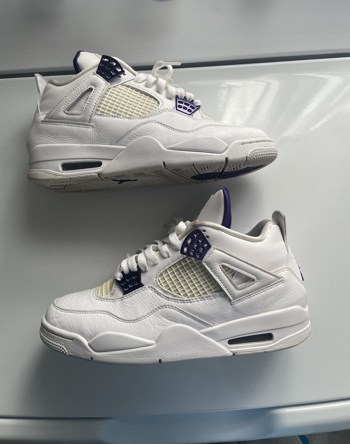 Nike Jordan 4 metallic purple Grailed