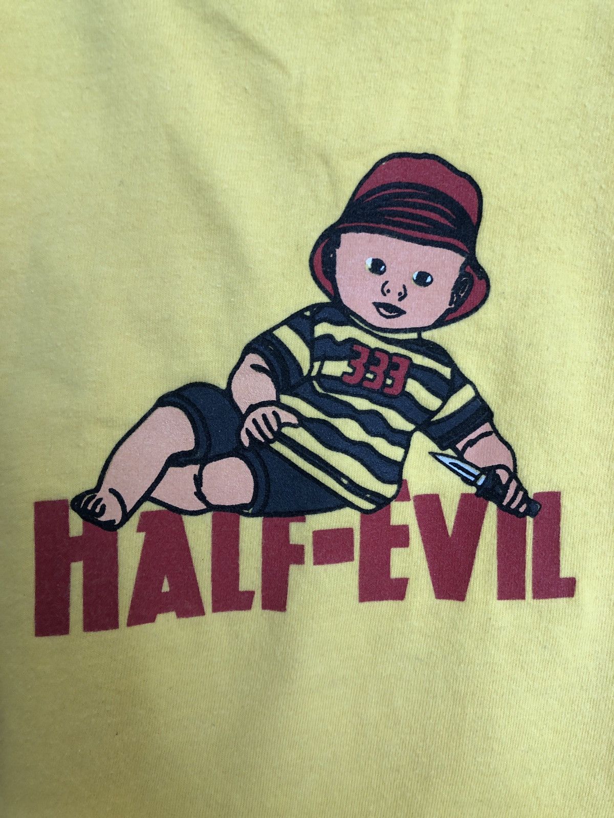 Half Evil × Vintage Half evil baby tee Size US L / EU 52-54 / 3 - 2 Thumbnail