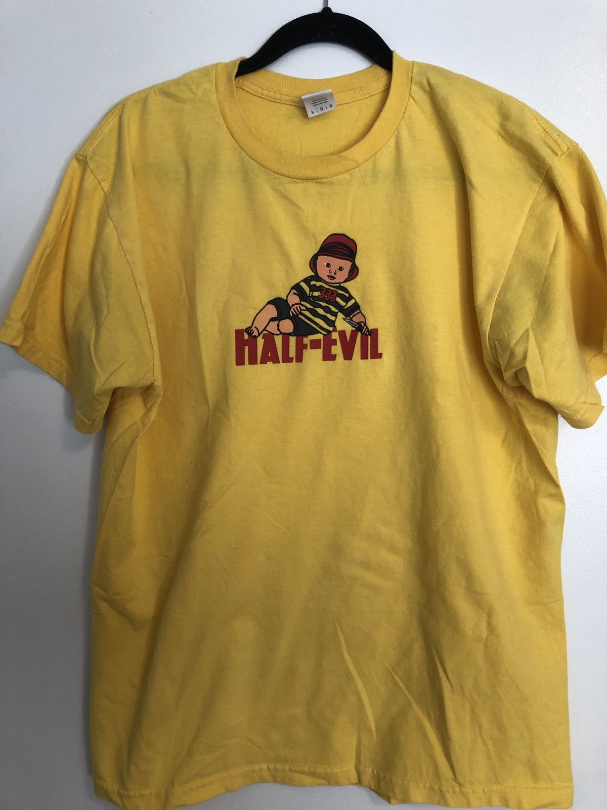 Half Evil × Vintage Half evil baby tee Size US L / EU 52-54 / 3 - 1 Thumbnail