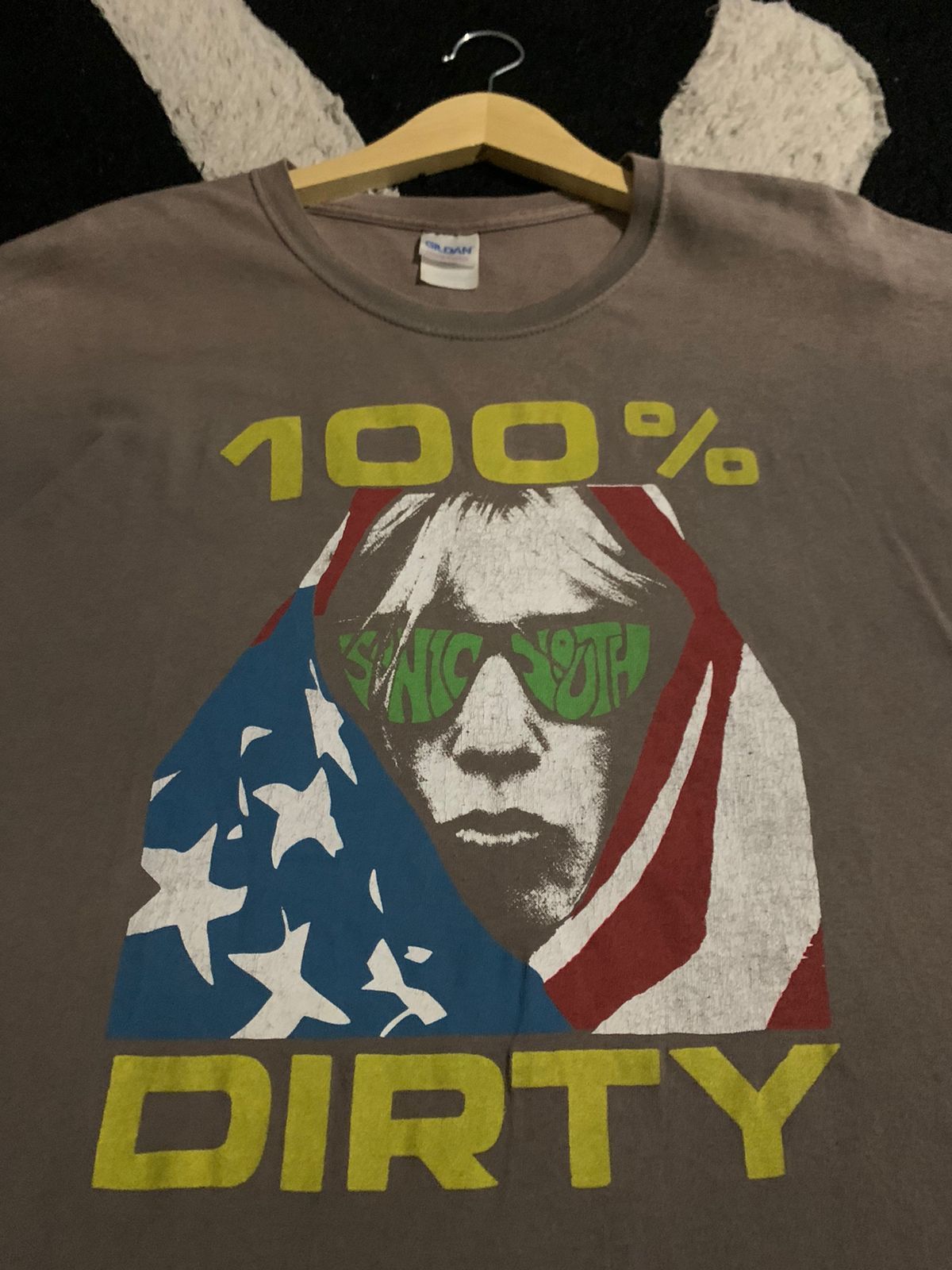 Band Tees Vintage Sonic Youth 100% Dirty 1992 Promo Album Tee Size US L / EU 52-54 / 3 - 1 Thumbnail
