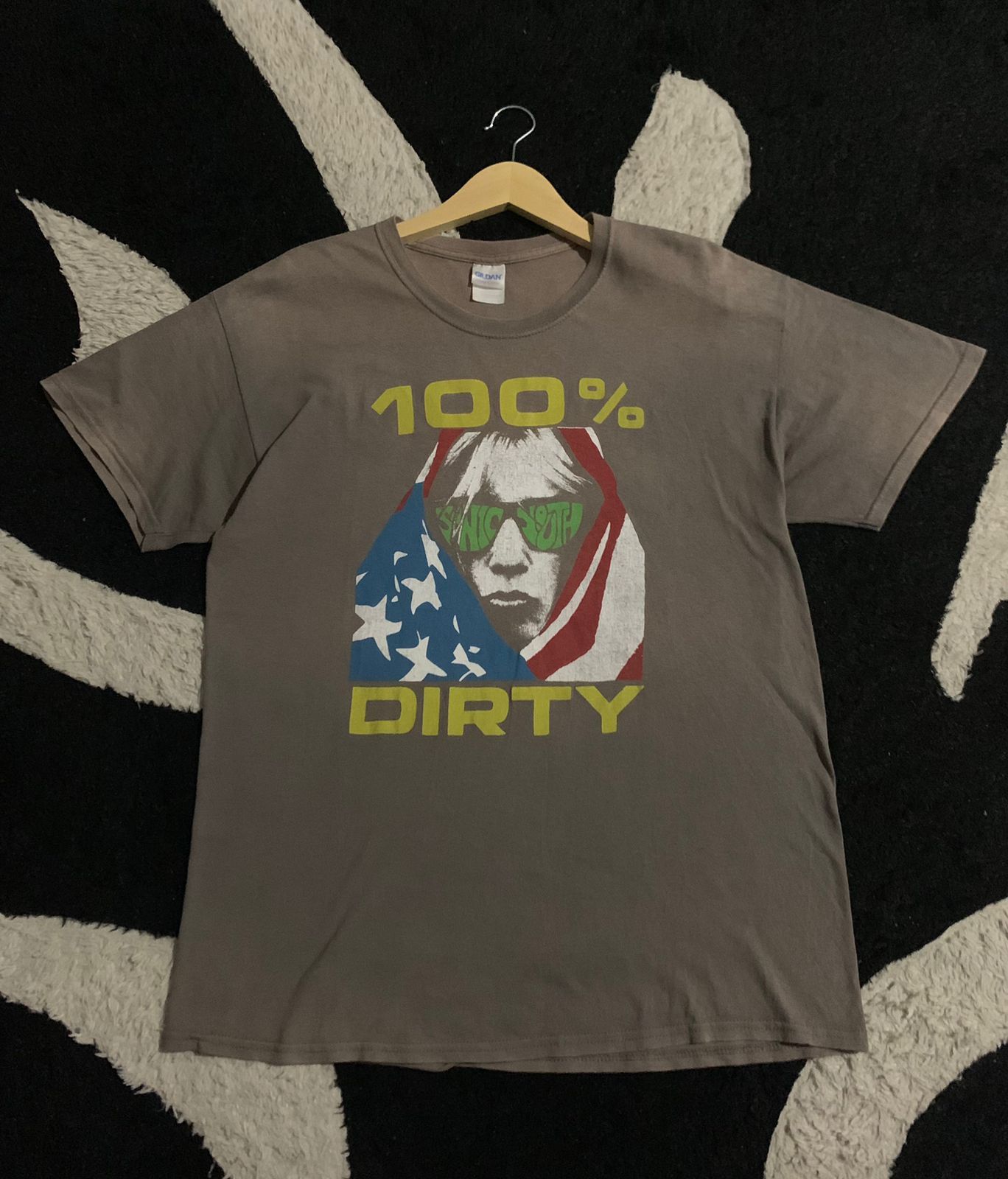 Band Tees Vintage Sonic Youth 100% Dirty 1992 Promo Album Tee Size US L / EU 52-54 / 3 - 2 Thumbnail