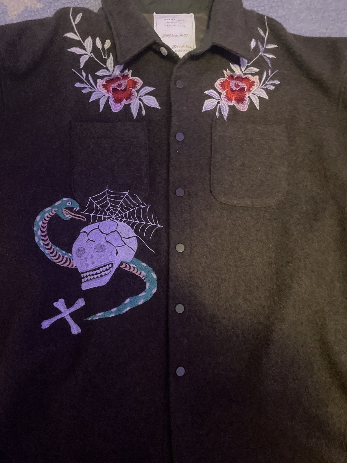 READYMADE READYMADE Military Blanket Oversized Shirt/Coat | Grailed 