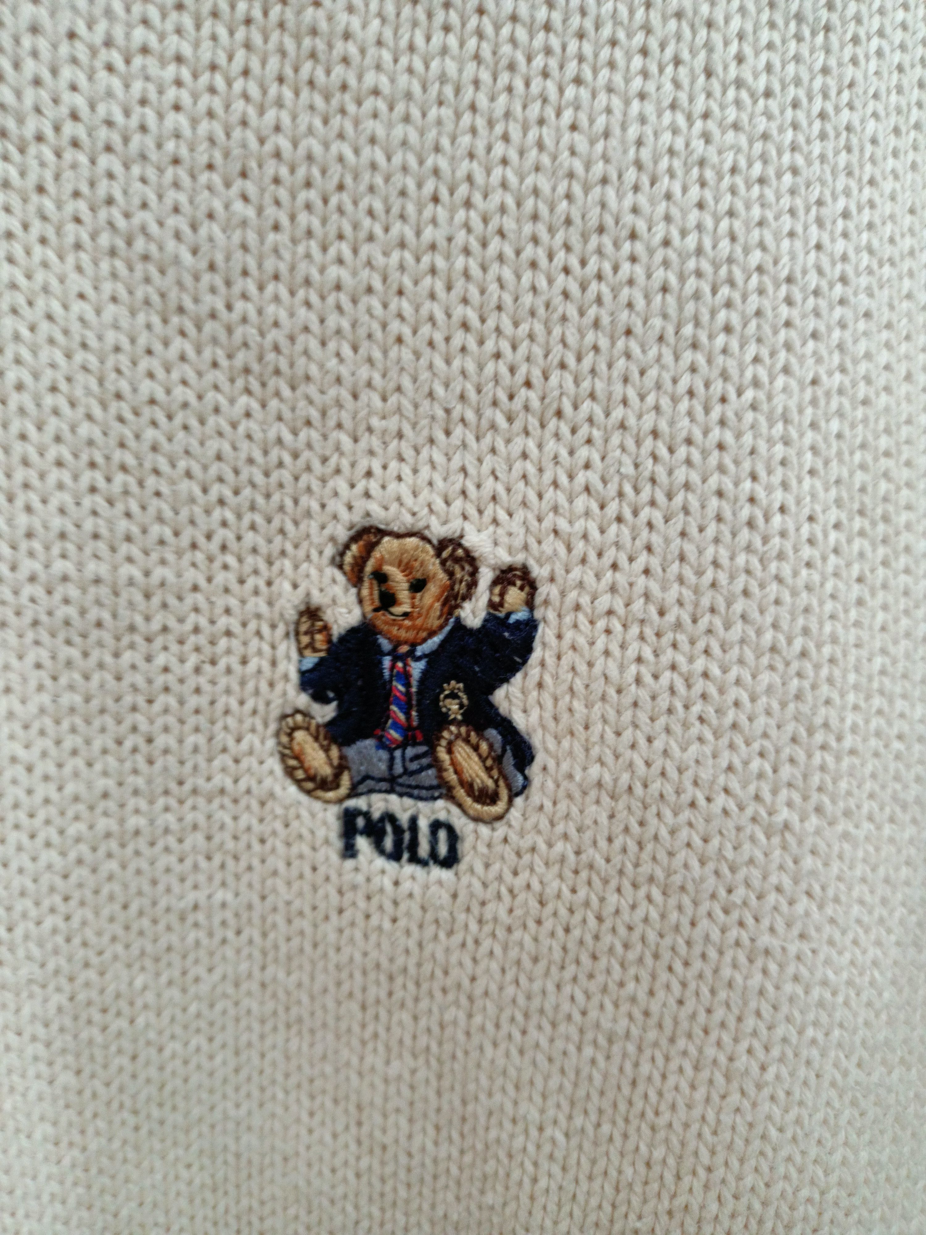 Polo Ralph Lauren Vintage Polo Bear Knitwear by Polo Ralph Lauren Size US L / EU 52-54 / 3 - 6 Thumbnail