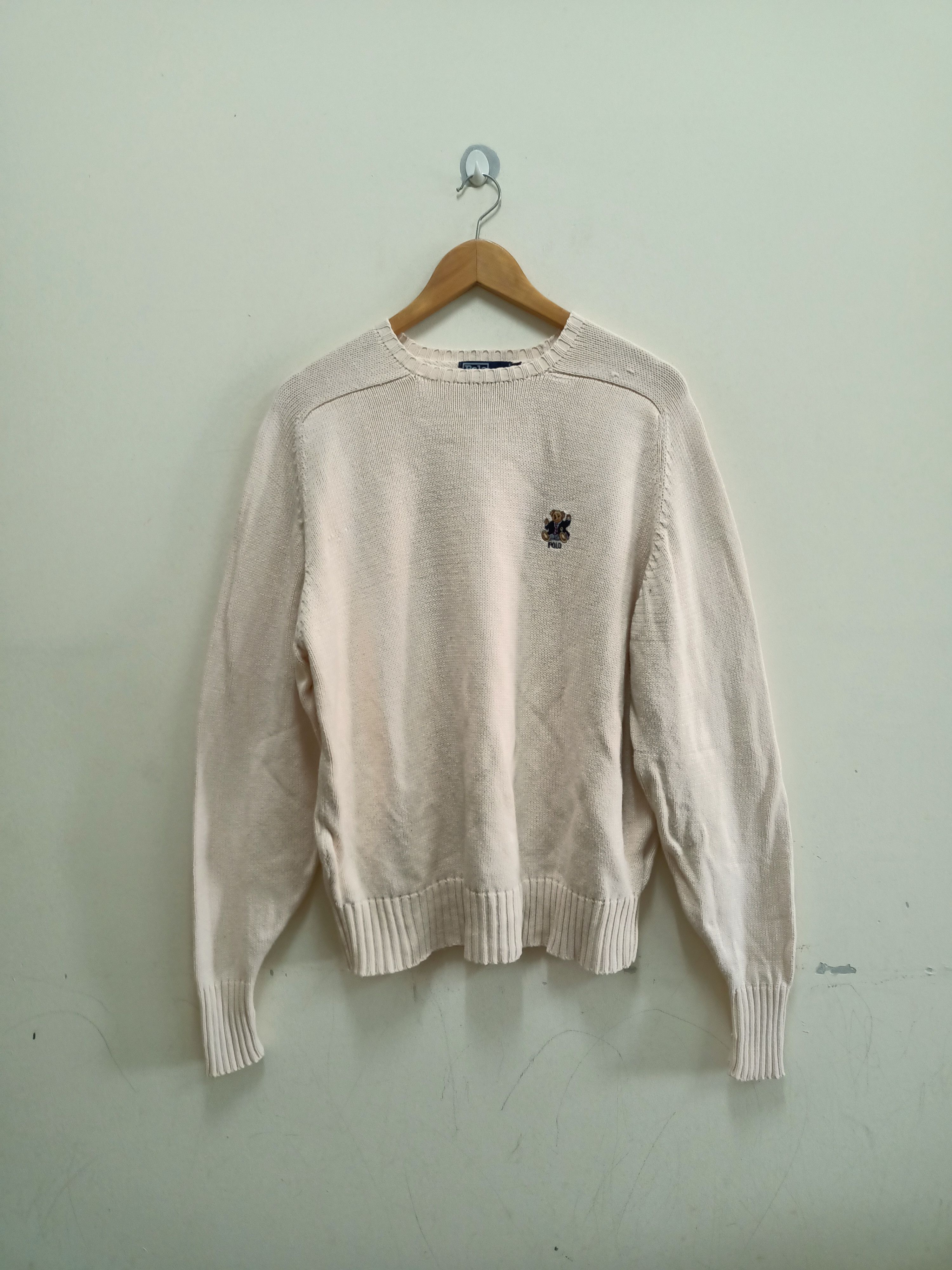 Polo Ralph Lauren Vintage Polo Bear Knitwear by Polo Ralph Lauren Size US L / EU 52-54 / 3 - 1 Thumbnail