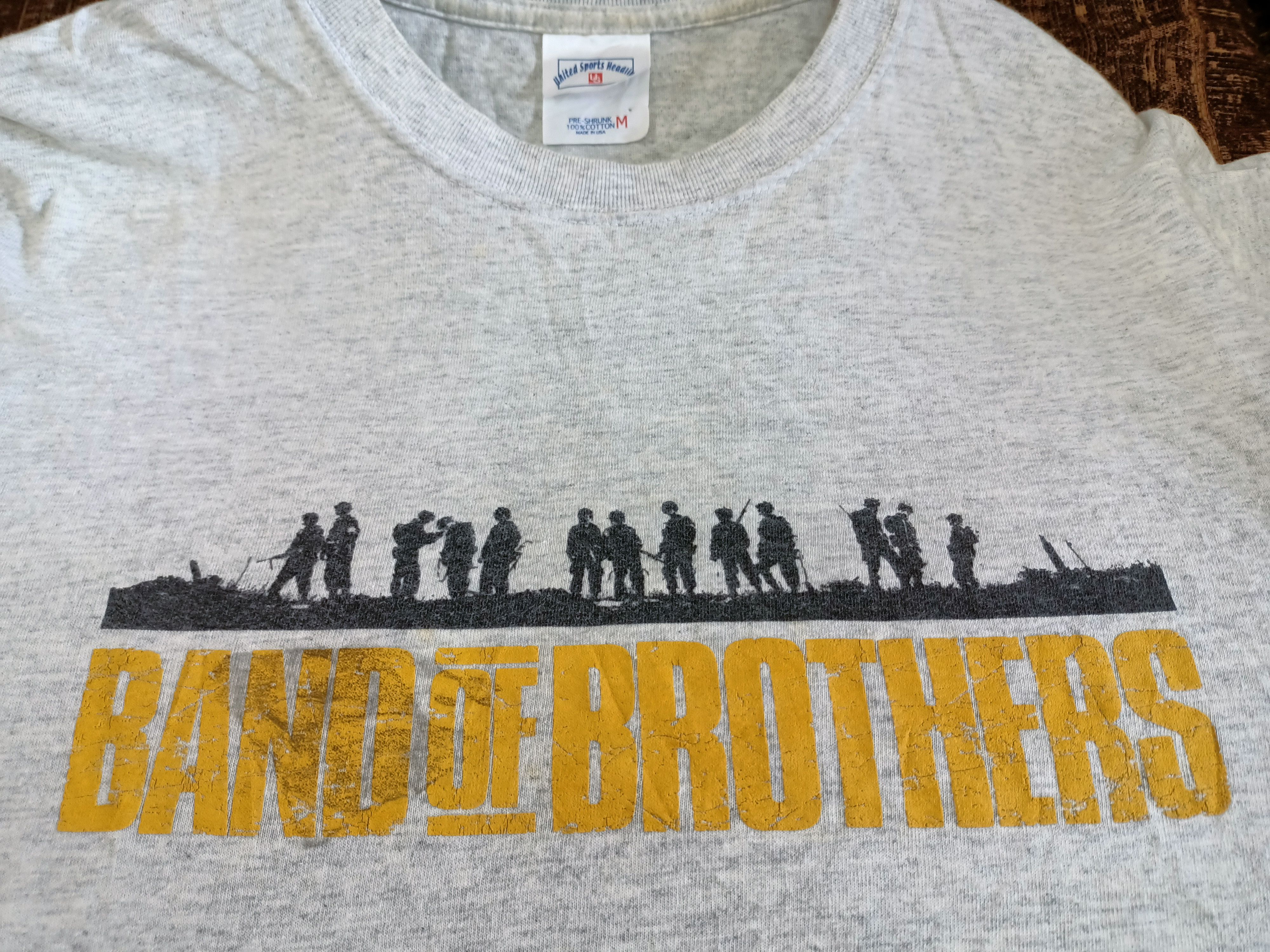 Vintage Vintage Band of Brothers movie t-shirt Size US M / EU 48-50 / 2 - 7 Thumbnail