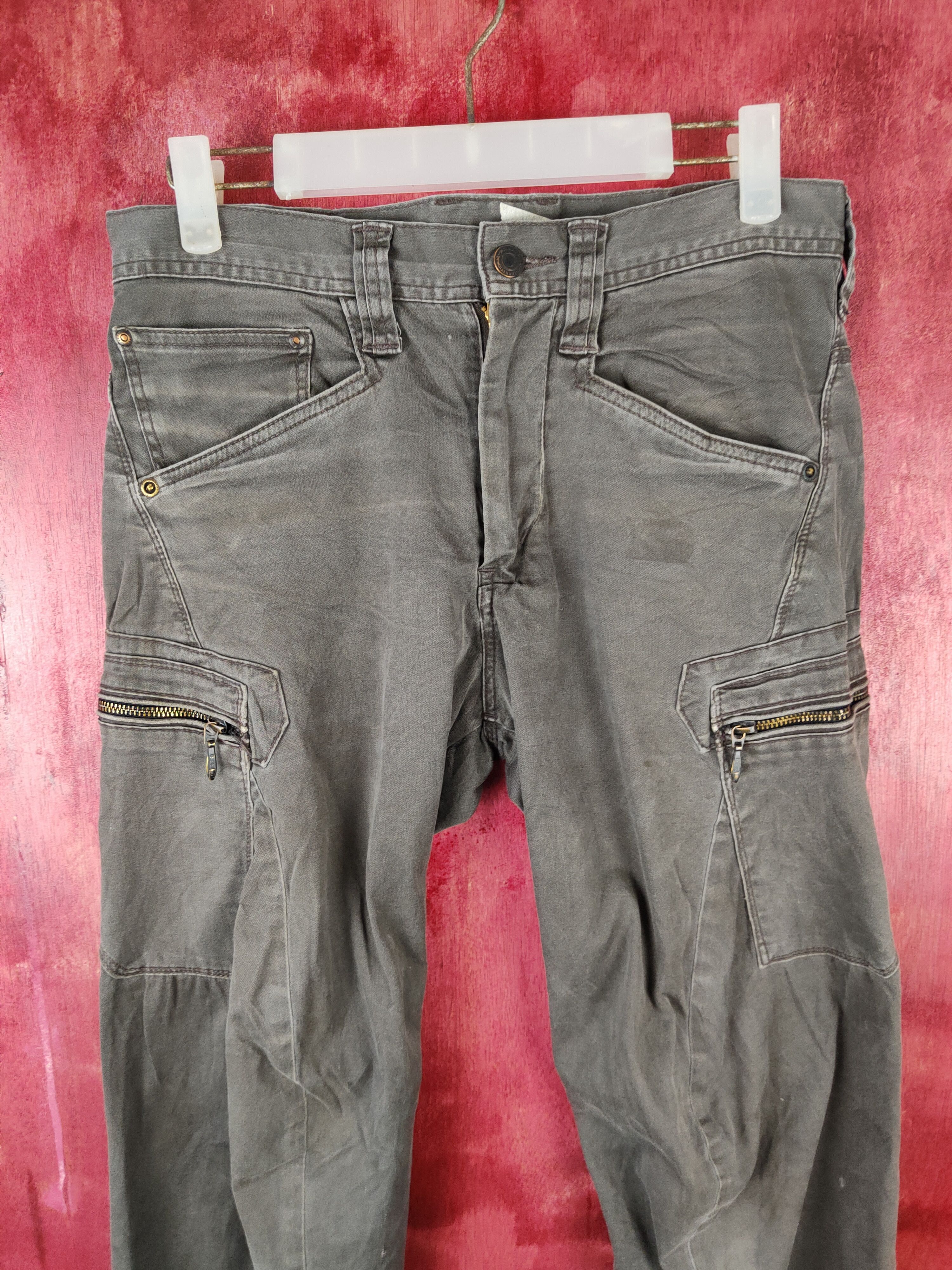 Japanese Brand × Vintage Evenriver Black Faded Tactical Cargo Pants #S518 Size US 30 / EU 46 - 2 Thumbnail