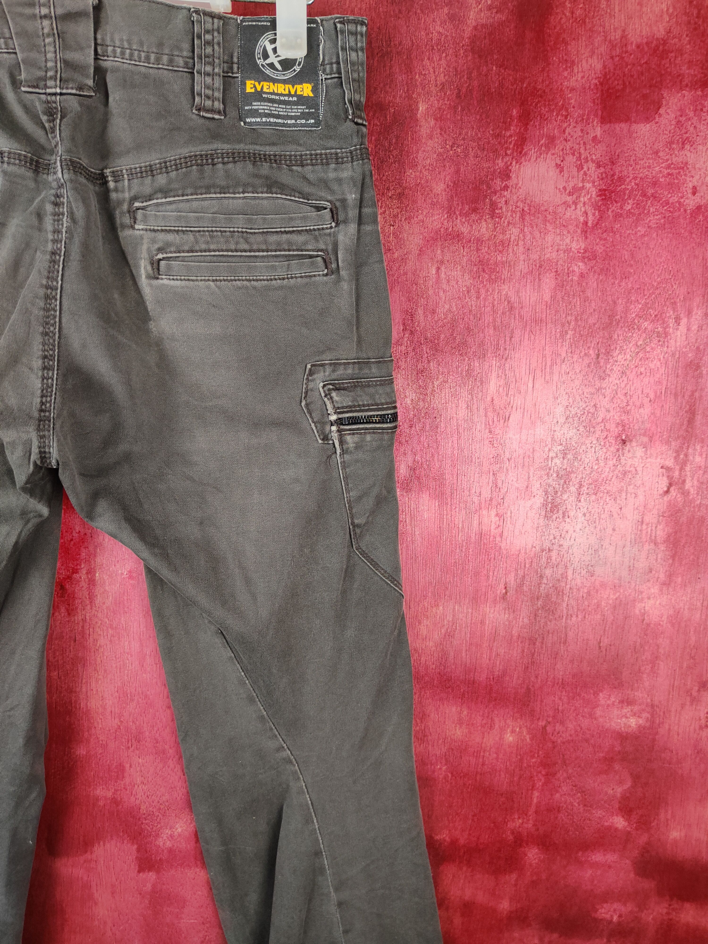 Japanese Brand × Vintage Evenriver Black Faded Tactical Cargo Pants #S518 Size US 30 / EU 46 - 10 Thumbnail