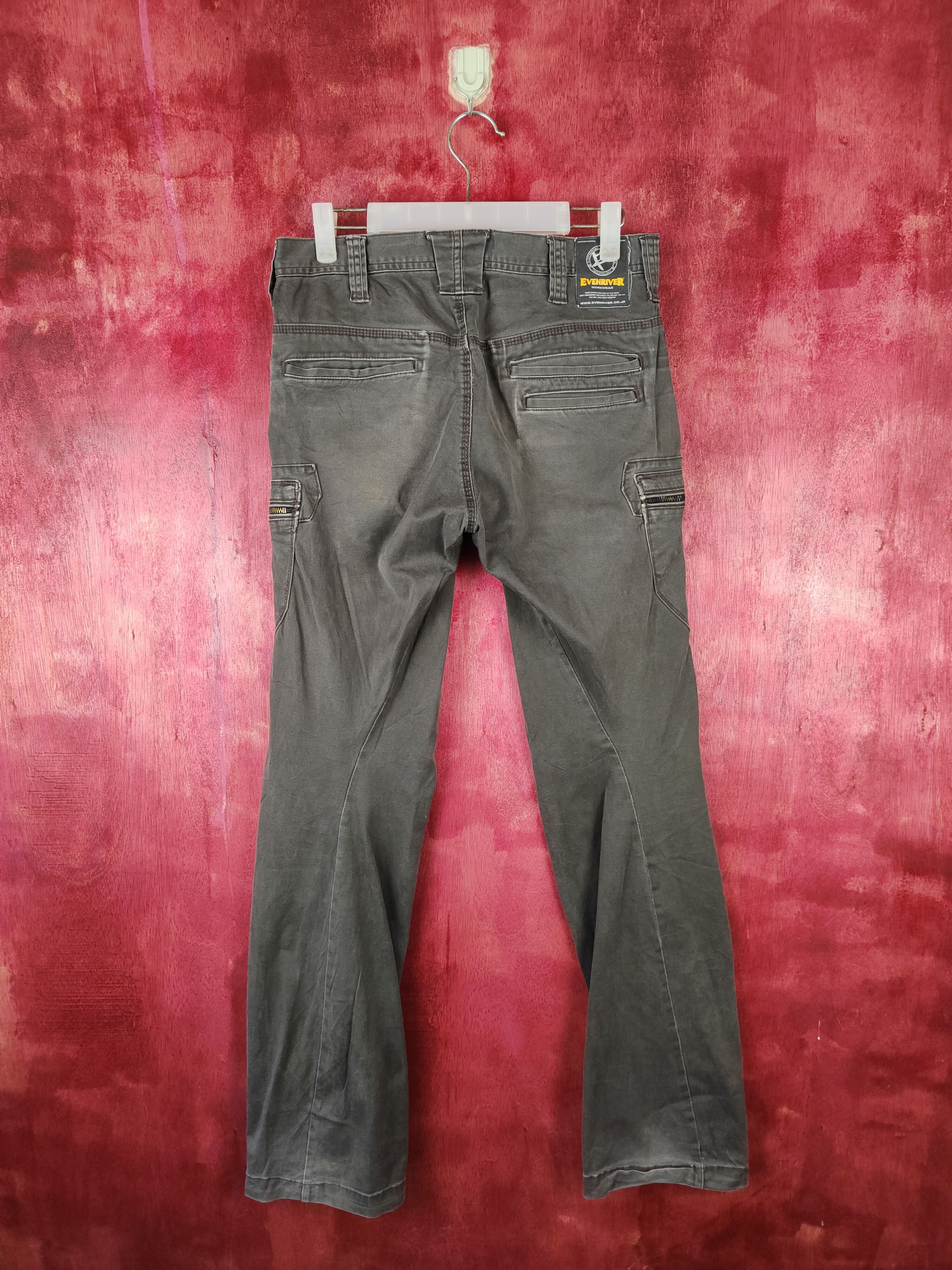 Japanese Brand × Vintage Evenriver Black Faded Tactical Cargo Pants #S518 Size US 30 / EU 46 - 7 Thumbnail