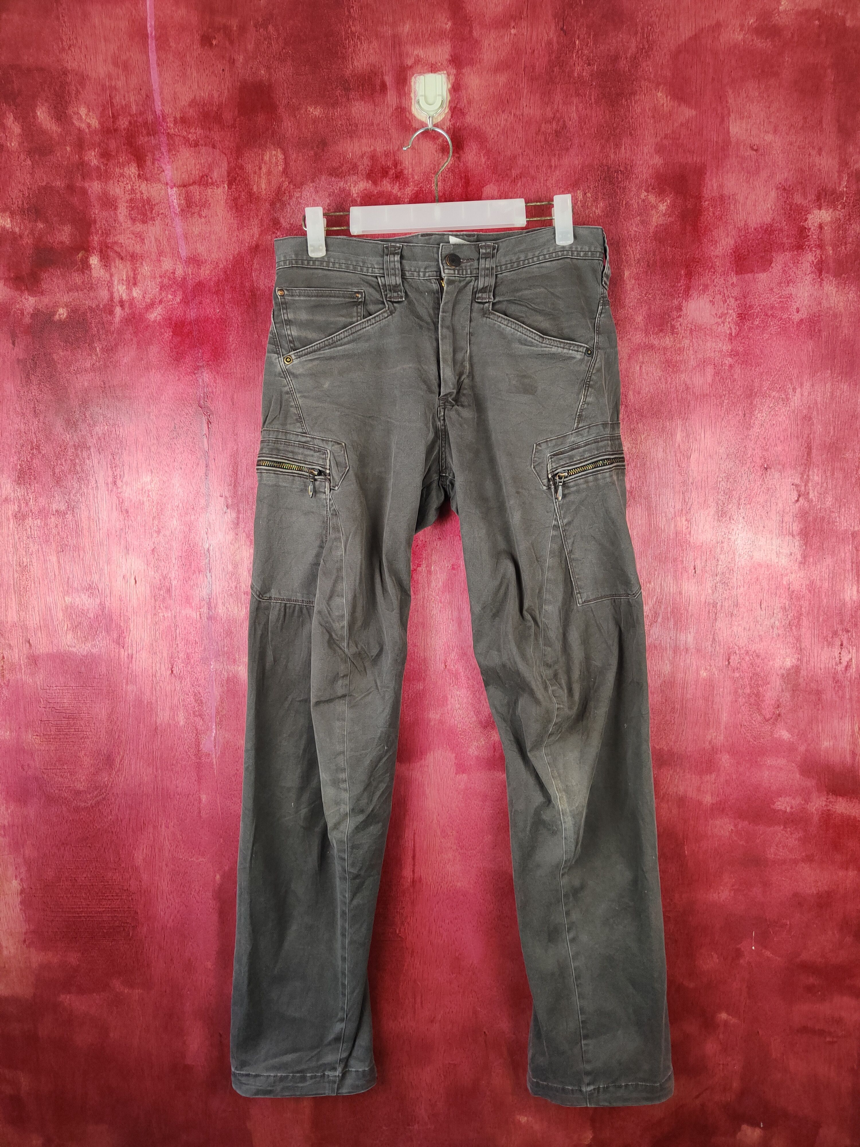 Japanese Brand × Vintage Evenriver Black Faded Tactical Cargo Pants #S518 Size US 30 / EU 46 - 1 Thumbnail
