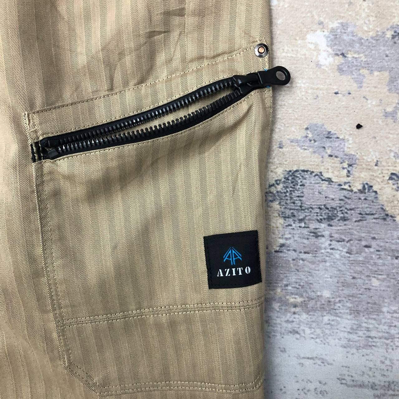 Japanese Brand P315 AZITO JAPAN STRIPED CARGO PANT Size US 34 / EU 50 - 5 Thumbnail