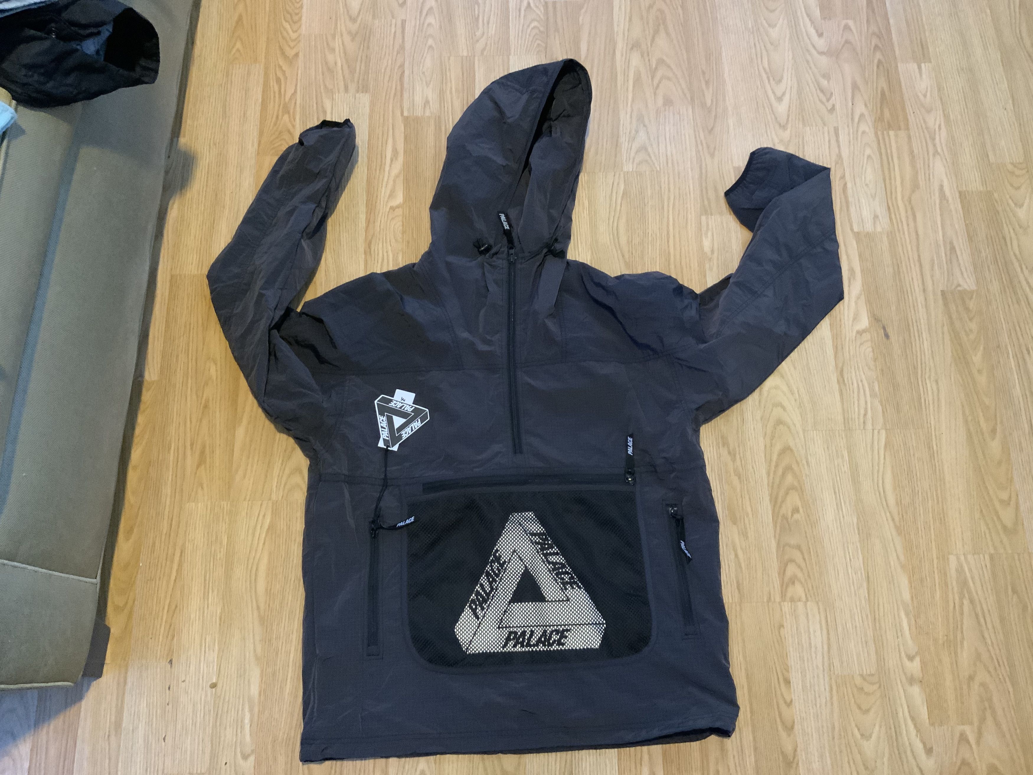 Palace Palace Mesh Pocket Shell Jacket Large Black | Grailed