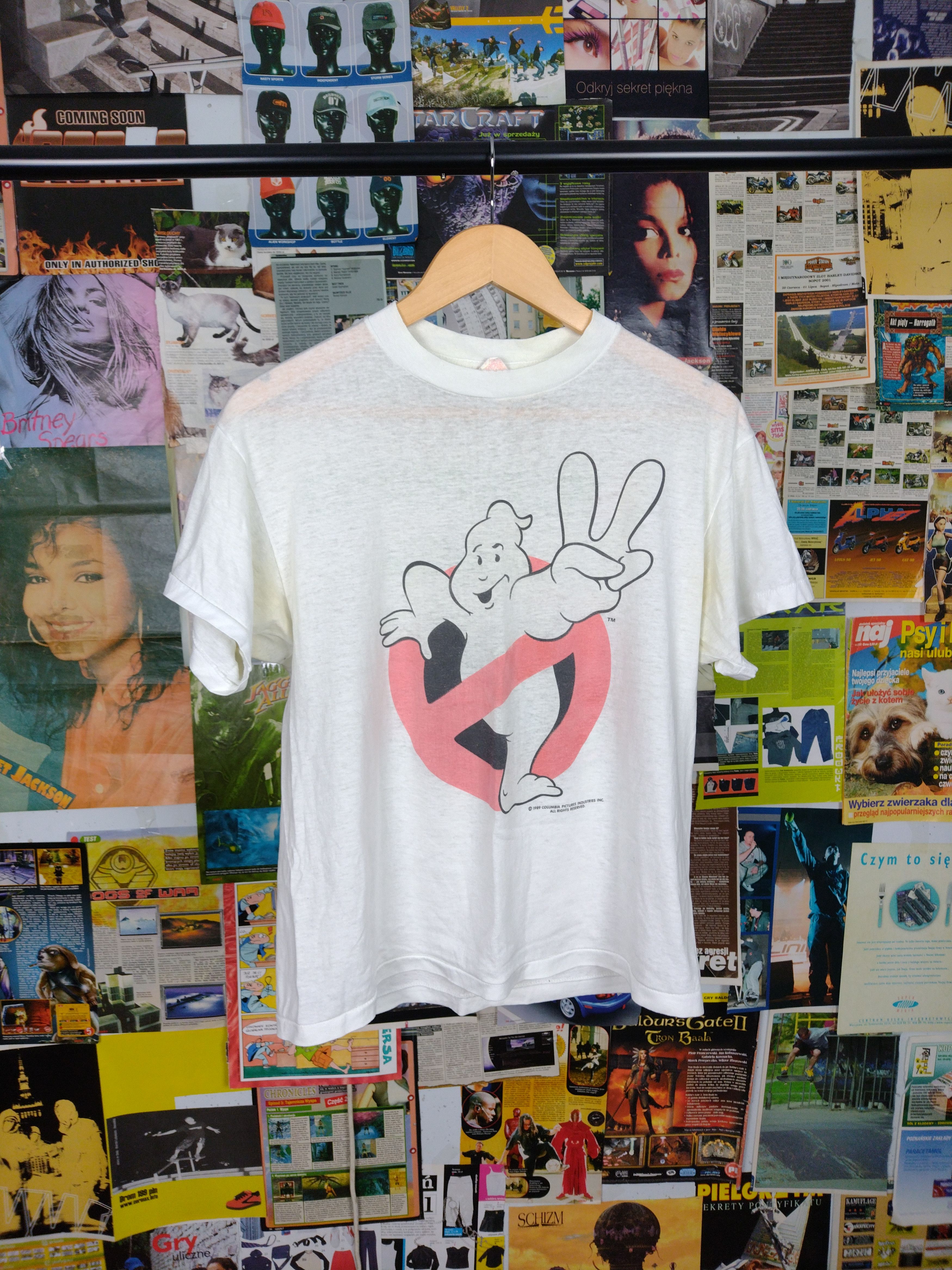 1989 Ghostbusters tee fujifilm columbia T SHIRT