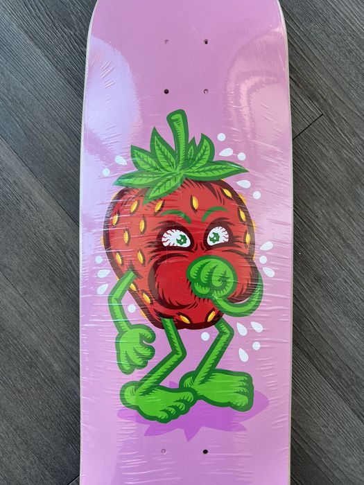 StrangeLove x Familia x Todd Braturd Strawberry Cough 9.125 Skateboard Deck  - SS22 - US