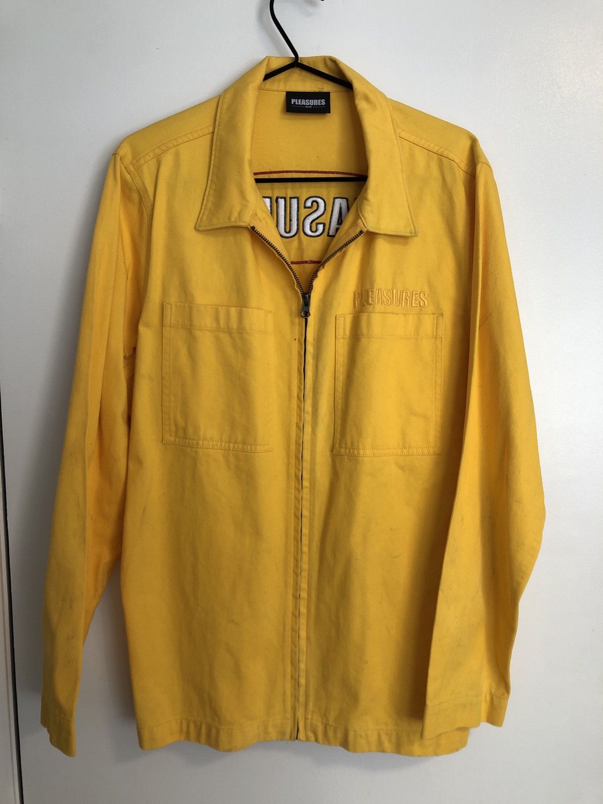 Pleasures × Vintage Pleasures Garage Jacket Yellow Size US M / EU 48-50 / 2 - 2 Thumbnail