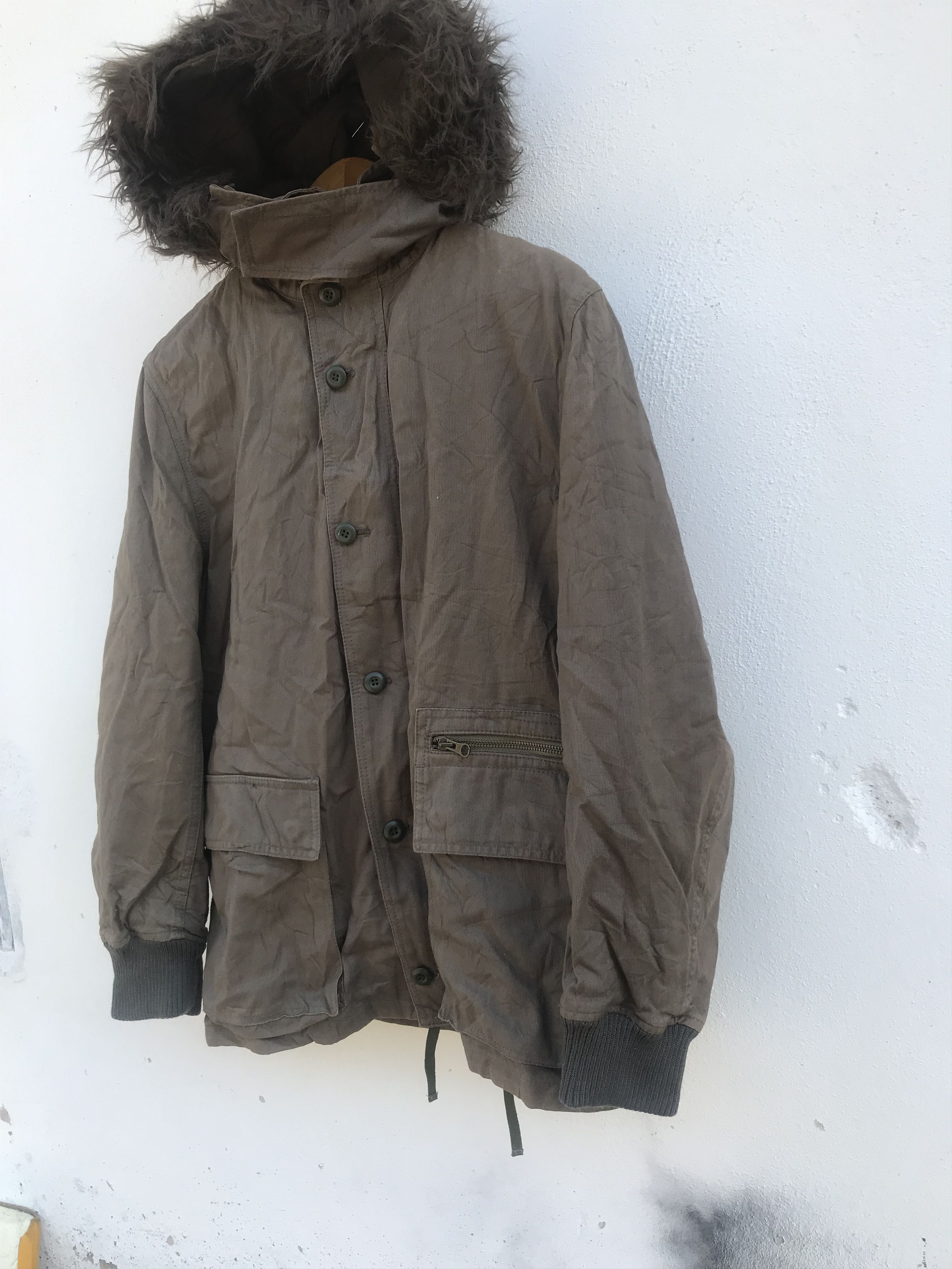 Japanese Brand × PPFM PPFM Military Fux Fur Jacket Size US M / EU 48-50 / 2 - 3 Thumbnail