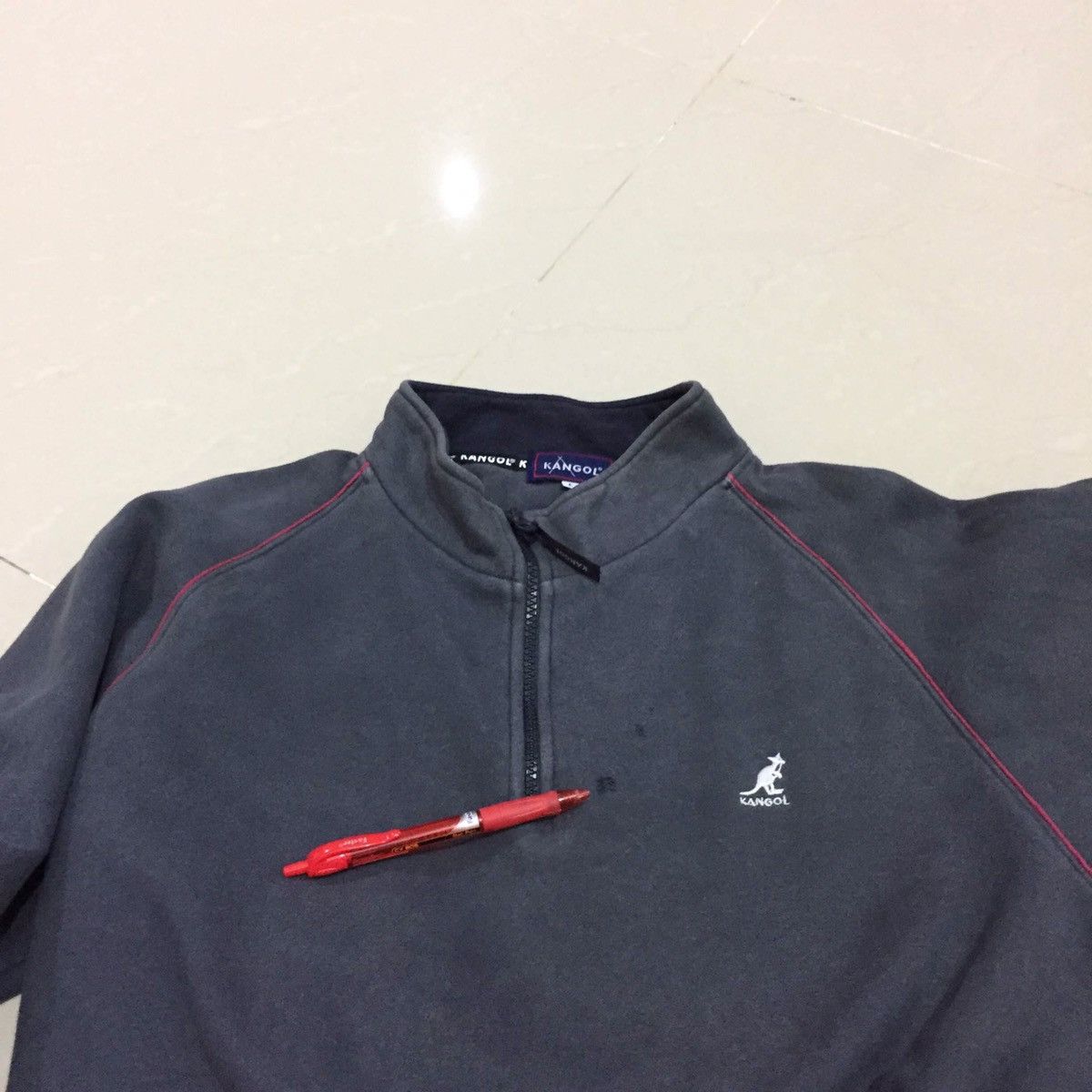 Kangol × Vintage Vintage Kangol Sweatshirt Spellout Big Logo size L Size US L / EU 52-54 / 3 - 12 Thumbnail