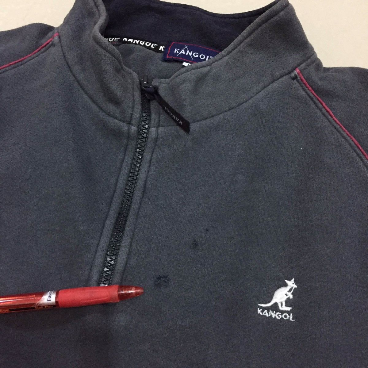 Kangol × Vintage Vintage Kangol Sweatshirt Spellout Big Logo size L Size US L / EU 52-54 / 3 - 13 Thumbnail