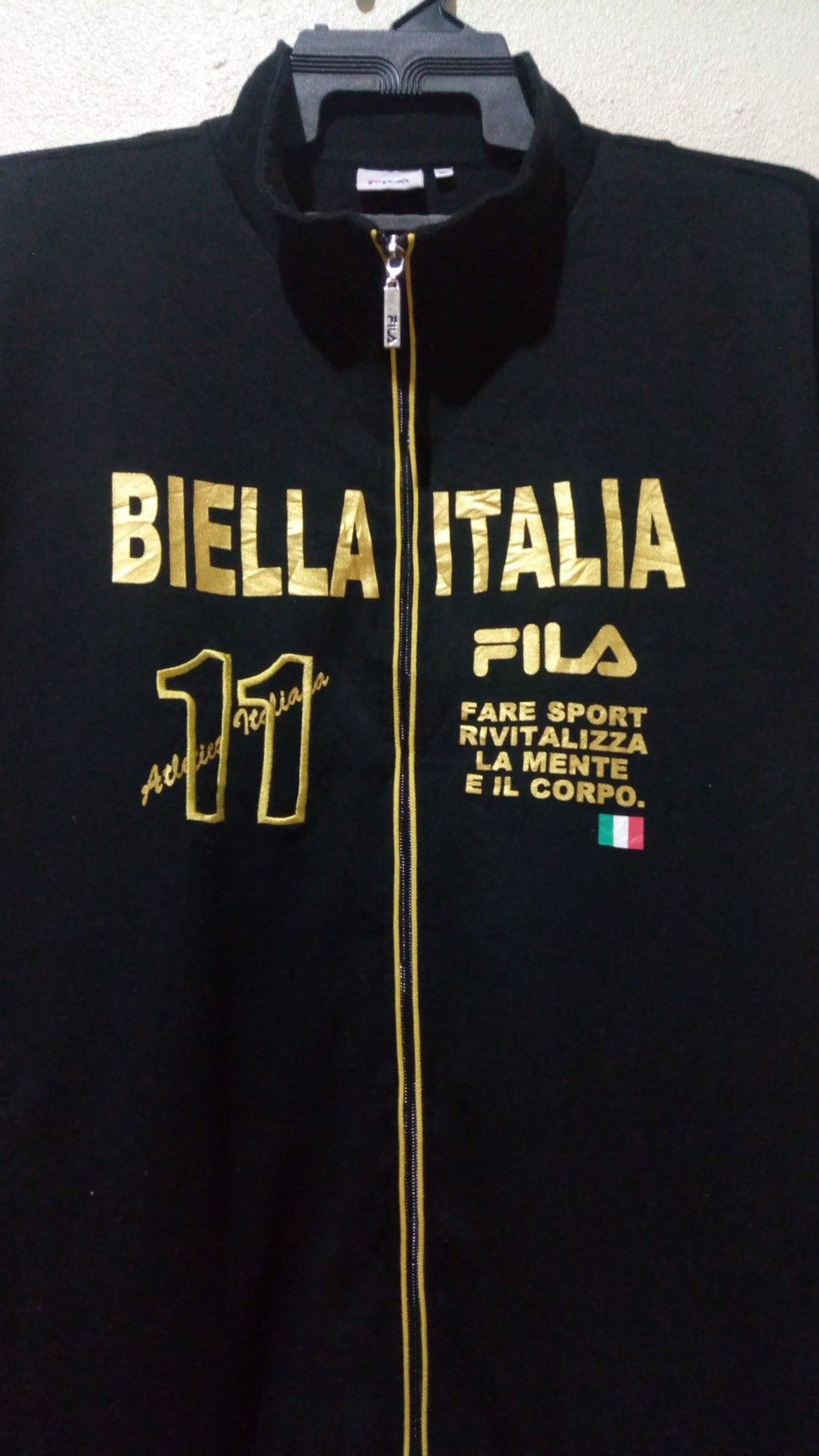 Fila × Vintage Vintage Fila Sweatshirt Spell out Oversized 4L fits XXL Size US XXL / EU 58 / 5 - 4 Thumbnail