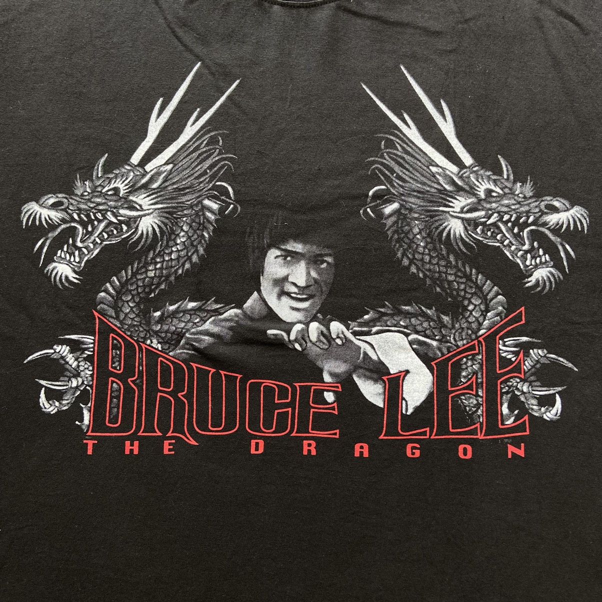 Japanese Brand Bruce Lee Hong Kong Action Movie Dragon Design Tshirt Size US XL / EU 56 / 4 - 2 Thumbnail