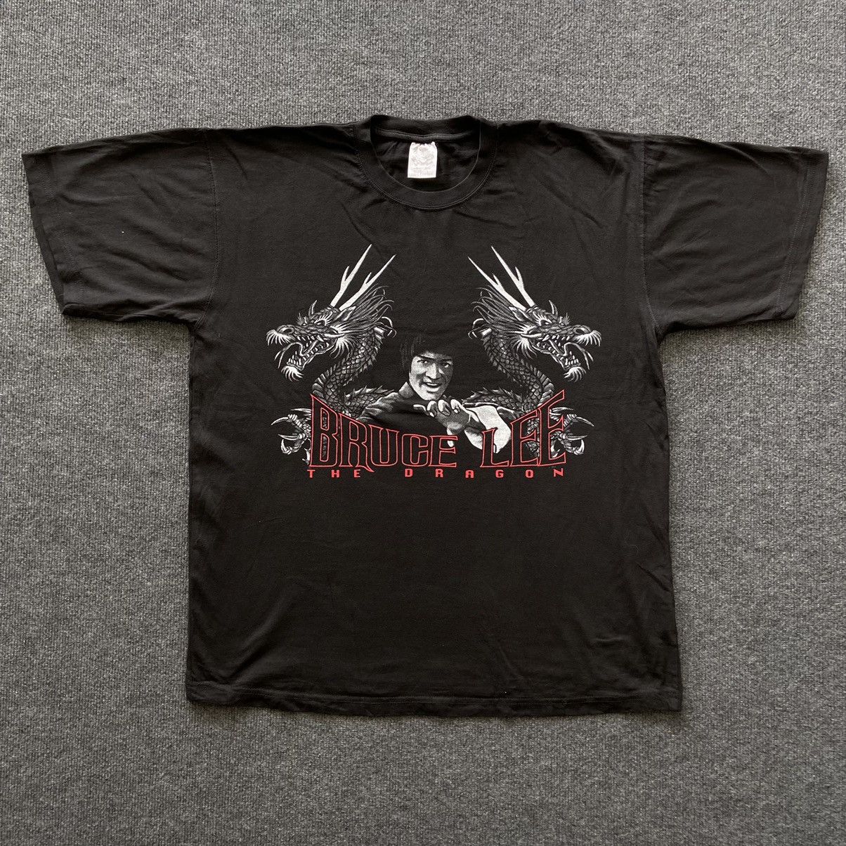 Japanese Brand Bruce Lee Hong Kong Action Movie Dragon Design Tshirt Size US XL / EU 56 / 4 - 1 Thumbnail