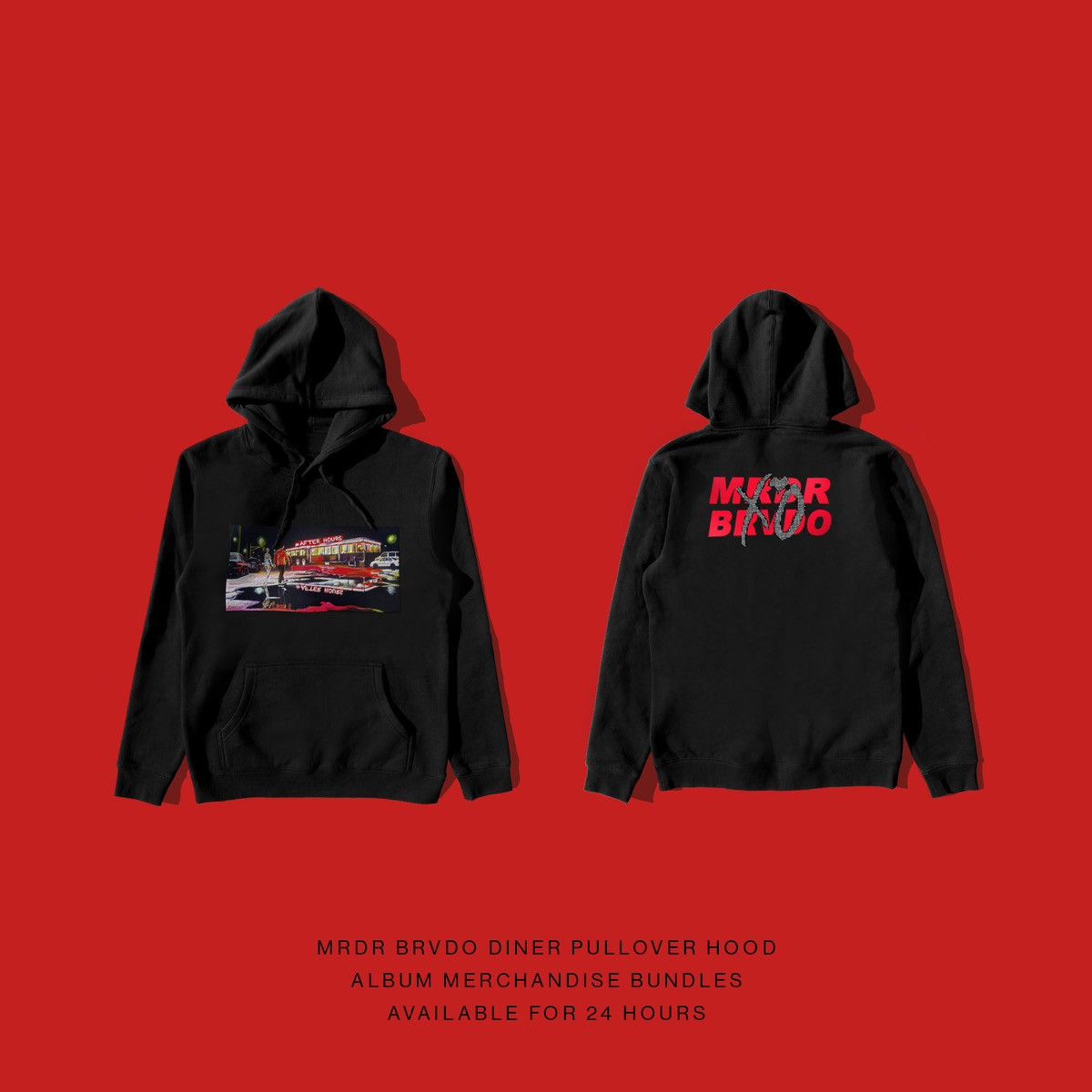 Ev Bravado The Weeknd MRDR BRVDO Hoodie Size US S / EU 44-46 / 1 - 3 Thumbnail