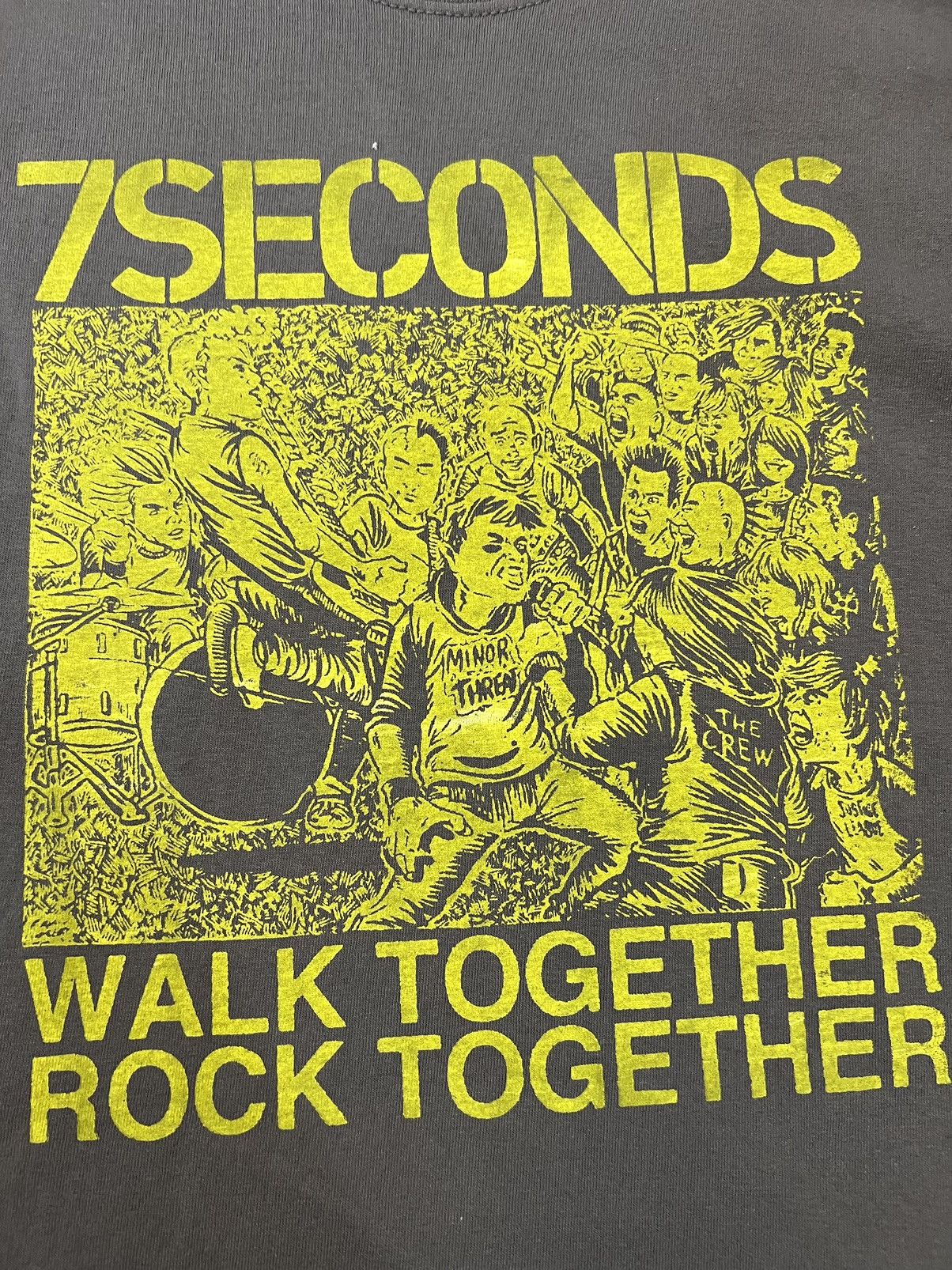 Band Tees 7 SECONDS PUNK T-SHIRT Size US L / EU 52-54 / 3 - 2 Thumbnail