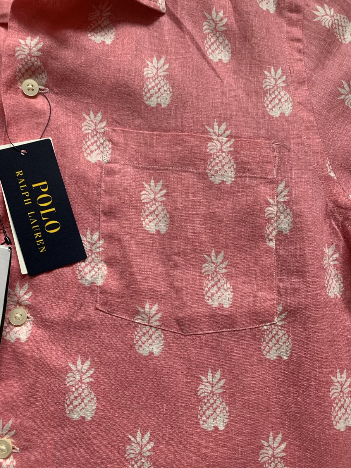 Ralph Lauren Polo Ralph Lauren Print Linen Shirt Size US M / EU 48-50 / 2 - 4 Thumbnail