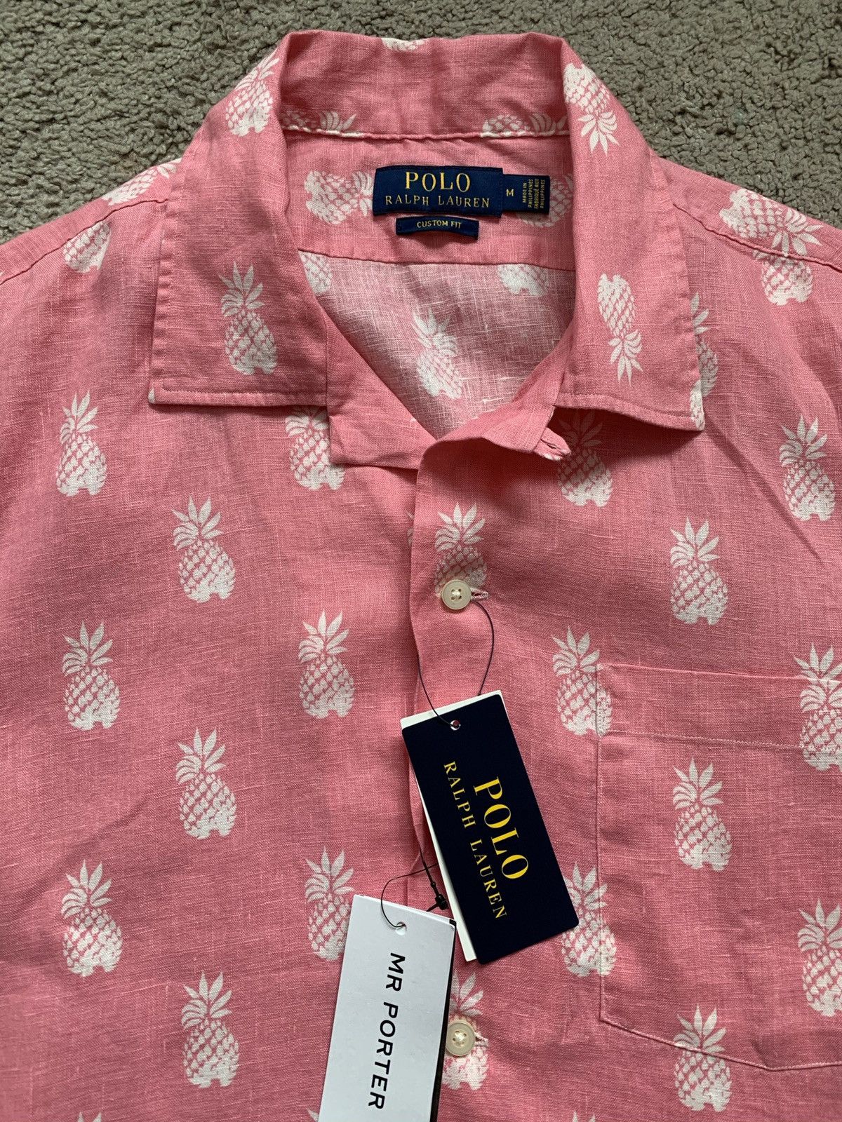 Ralph Lauren Polo Ralph Lauren Print Linen Shirt Size US M / EU 48-50 / 2 - 3 Thumbnail