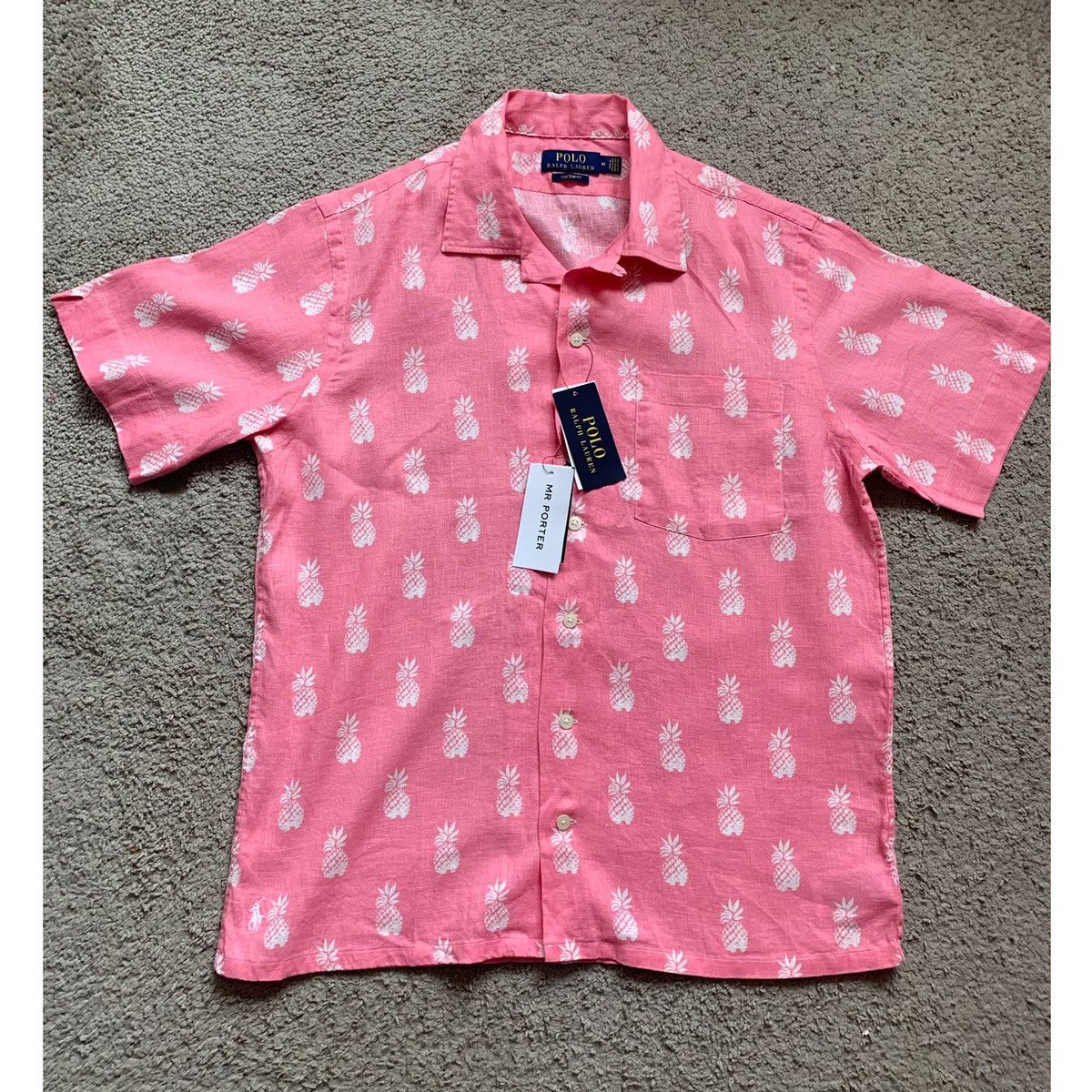 Ralph Lauren Polo Ralph Lauren Print Linen Shirt Size US M / EU 48-50 / 2 - 1 Thumbnail