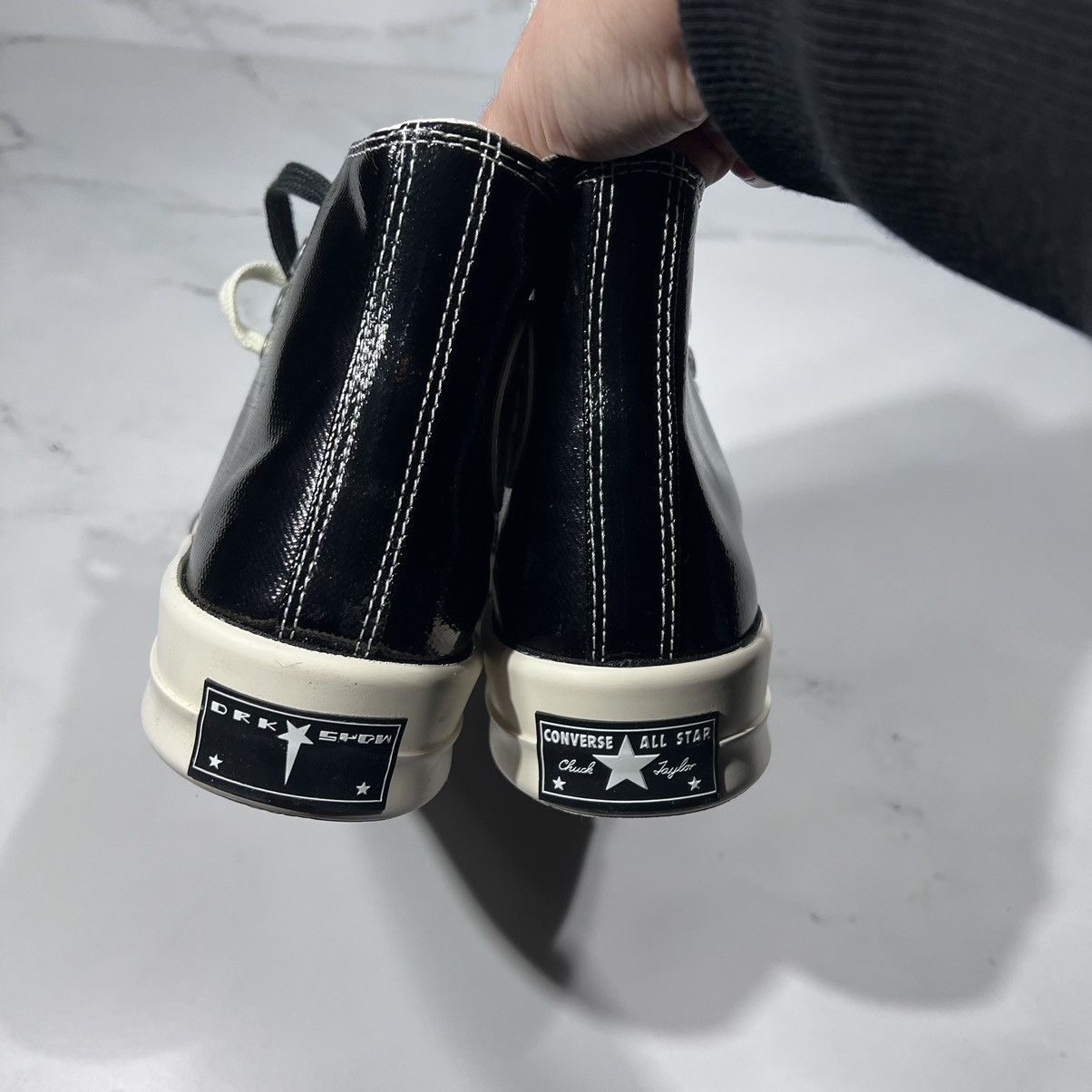 Converse Converse X Rick Owens DRKSHDW Turbodrk High Top Sneakers Size US 10.5 / IT 40.5 - 6 Thumbnail