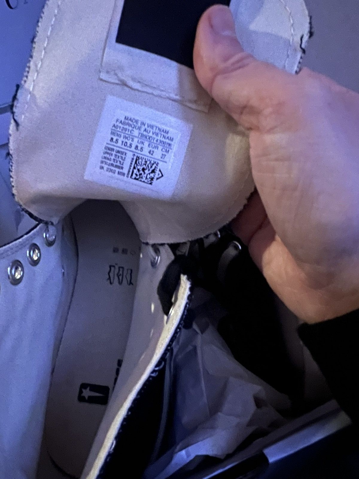 Converse Converse X Rick Owens DRKSHDW Turbodrk High Top Sneakers Size US 8.5 / EU 41-42 - 9 Thumbnail