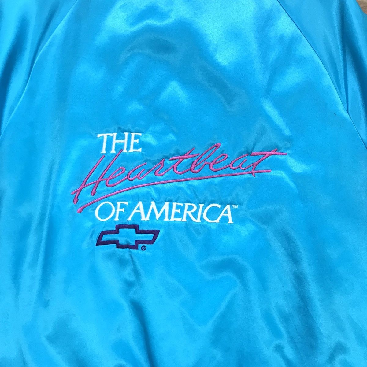 Chevrolet 🚨FINAL DROP🚨Vintage Chevrolet The Heartbeat Bomber Jacket Size US L / EU 52-54 / 3 - 1 Thumbnail