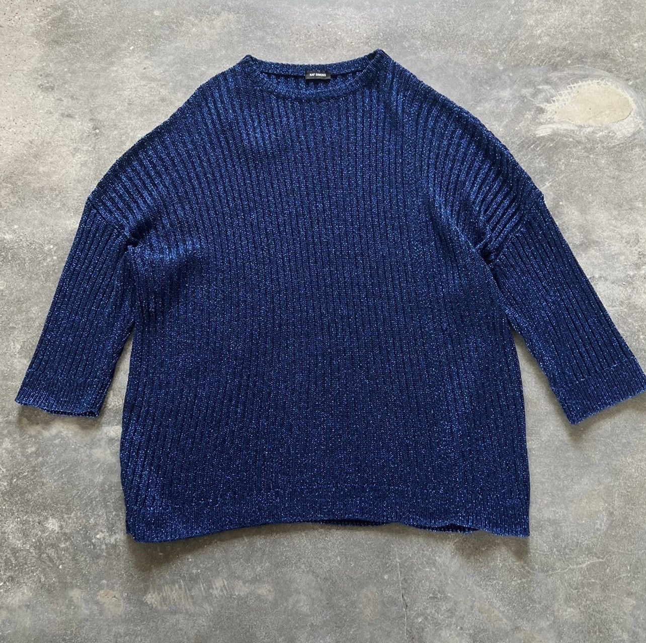 raf simons 2019ss 変形ニット RAF SIMONS 1998-1999 切替ニット 超激レア ベルギー製 - メルカリ
