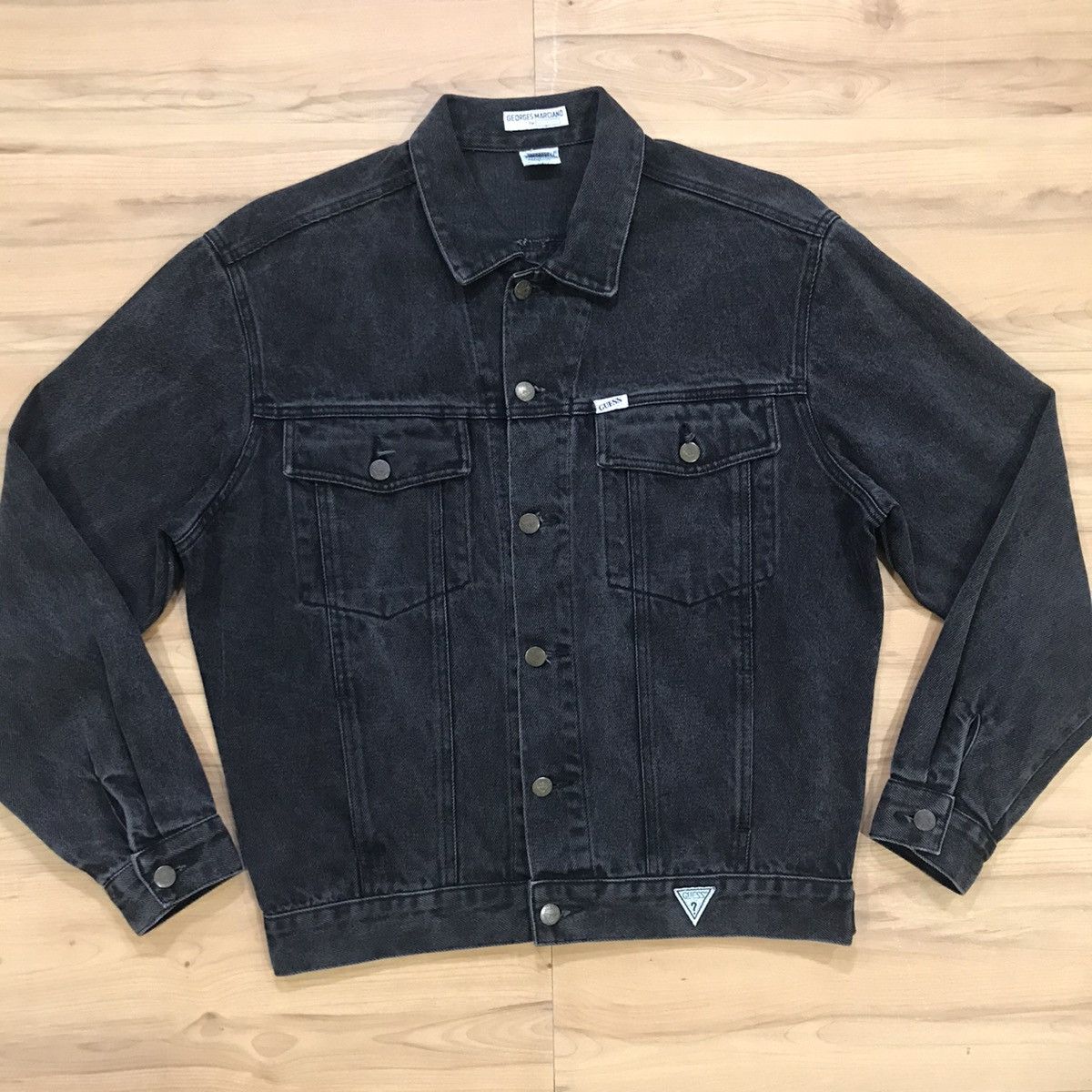 Georges Marciano × Guess × Vintage Vintage Guess by Georges Marciano Trucker Denim Jacket Size US S / EU 44-46 / 1 - 1 Thumbnail
