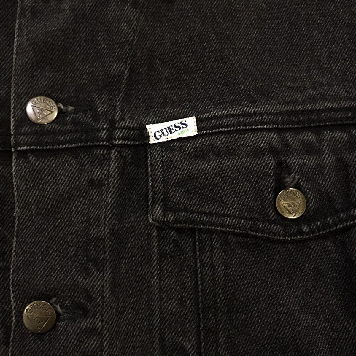 Georges Marciano × Guess × Vintage Vintage Guess by Georges Marciano Trucker Denim Jacket Size US S / EU 44-46 / 1 - 6 Thumbnail