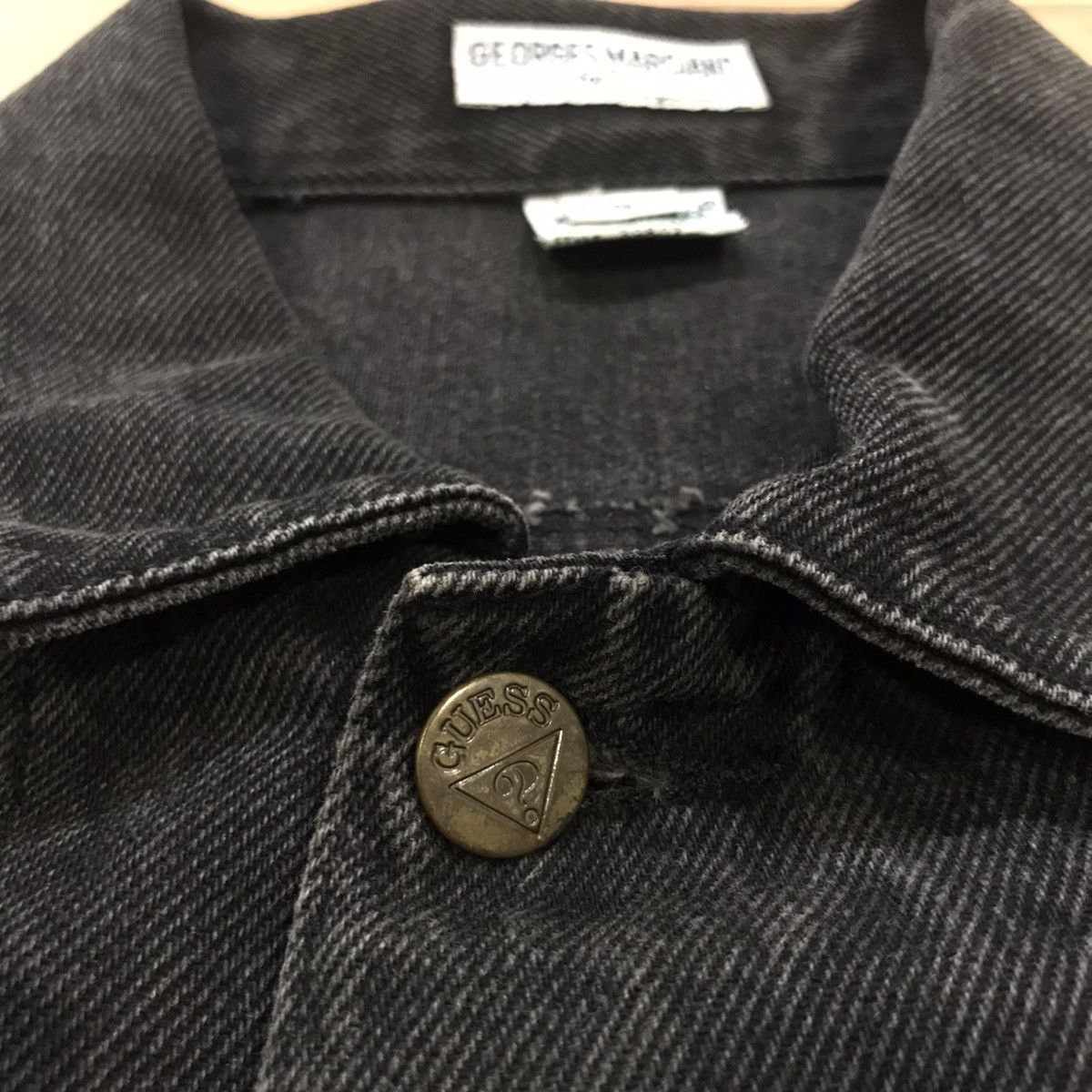Georges Marciano × Guess × Vintage Vintage Guess by Georges Marciano Trucker Denim Jacket Size US S / EU 44-46 / 1 - 9 Thumbnail