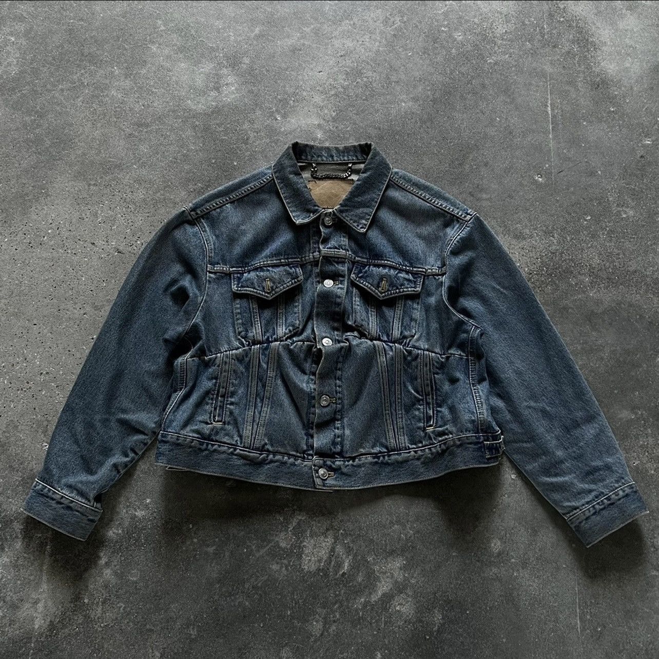 Balenciaga Balenciaga SS17 Swing Denim Jacket Size US S / EU 44-46 / 1 - 1 Thumbnail