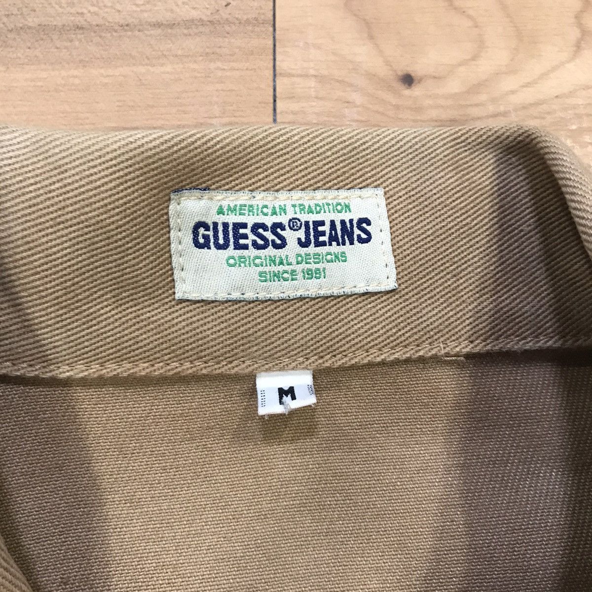 Guess × Vintage Vintage Guess Jeans Denim Trucker Jacket Size US M / EU 48-50 / 2 - 8 Thumbnail