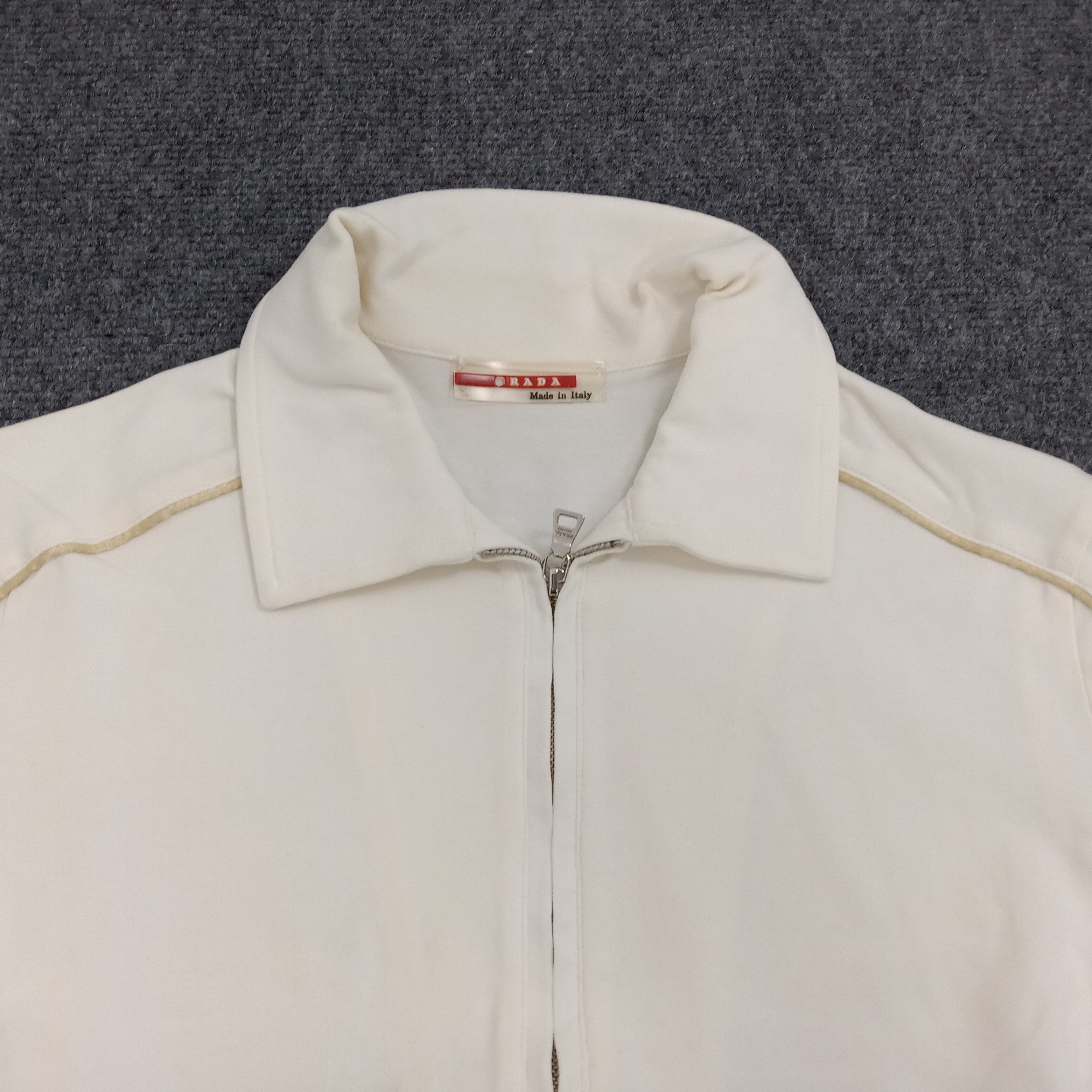 Prada × Vintage Prada Milano Half Zipper Polo Shirt | Grailed
