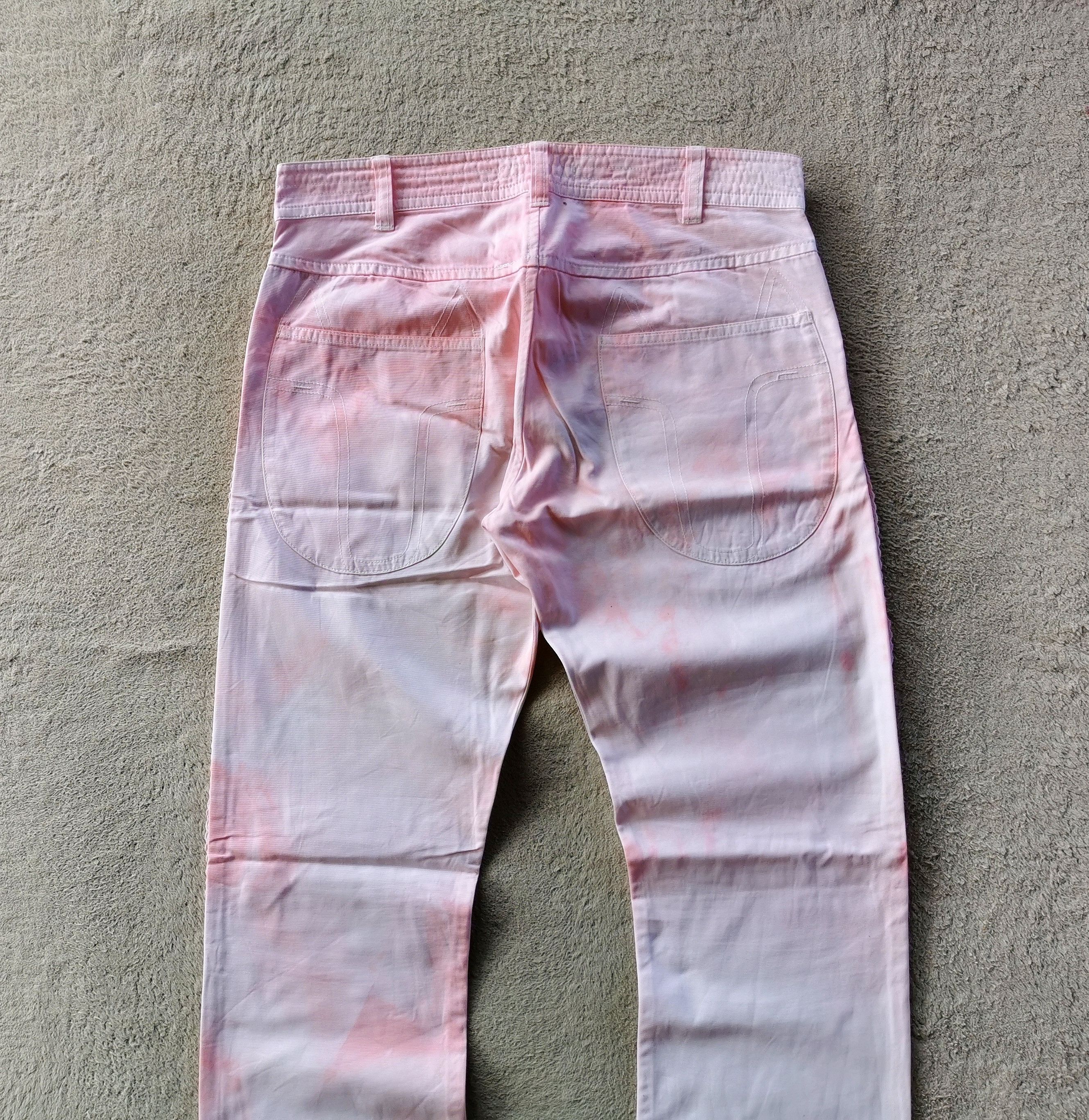 Issey Miyake × Pleats Please Issey Miyake × Tsumori Chisato Tsumori Chisato Pink Tie Dye Jeans Size US 31 - 6 Thumbnail