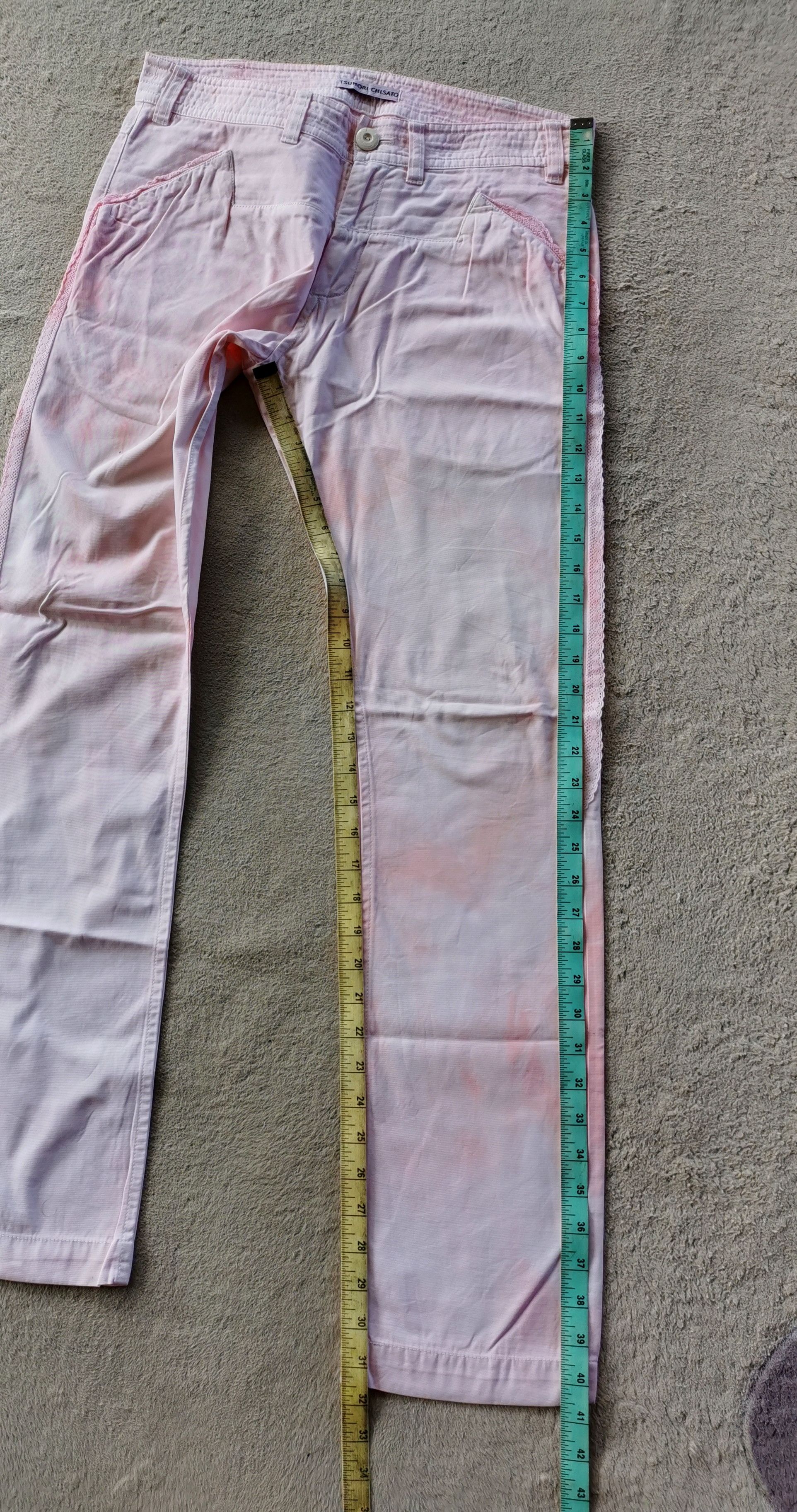 Issey Miyake × Pleats Please Issey Miyake × Tsumori Chisato Tsumori Chisato Pink Tie Dye Jeans Size US 31 - 9 Thumbnail
