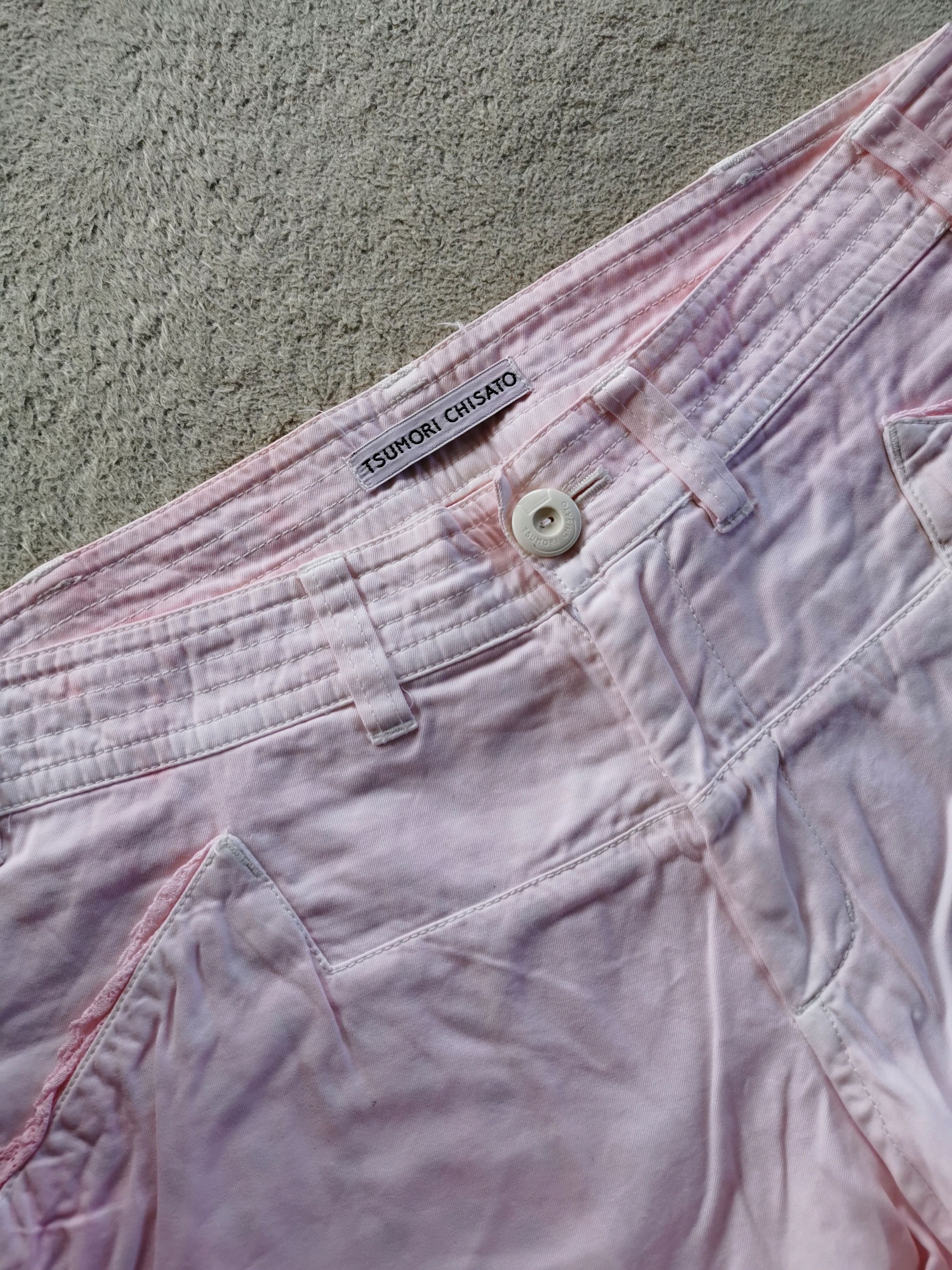 Issey Miyake × Pleats Please Issey Miyake × Tsumori Chisato Tsumori Chisato Pink Tie Dye Jeans Size US 31 - 4 Thumbnail