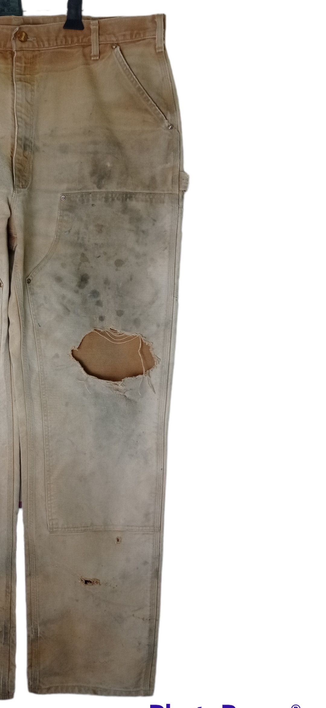 Carhartt × Vintage vintage carhartt distressed double knee pant Size US 40 / EU 56 - 6 Thumbnail