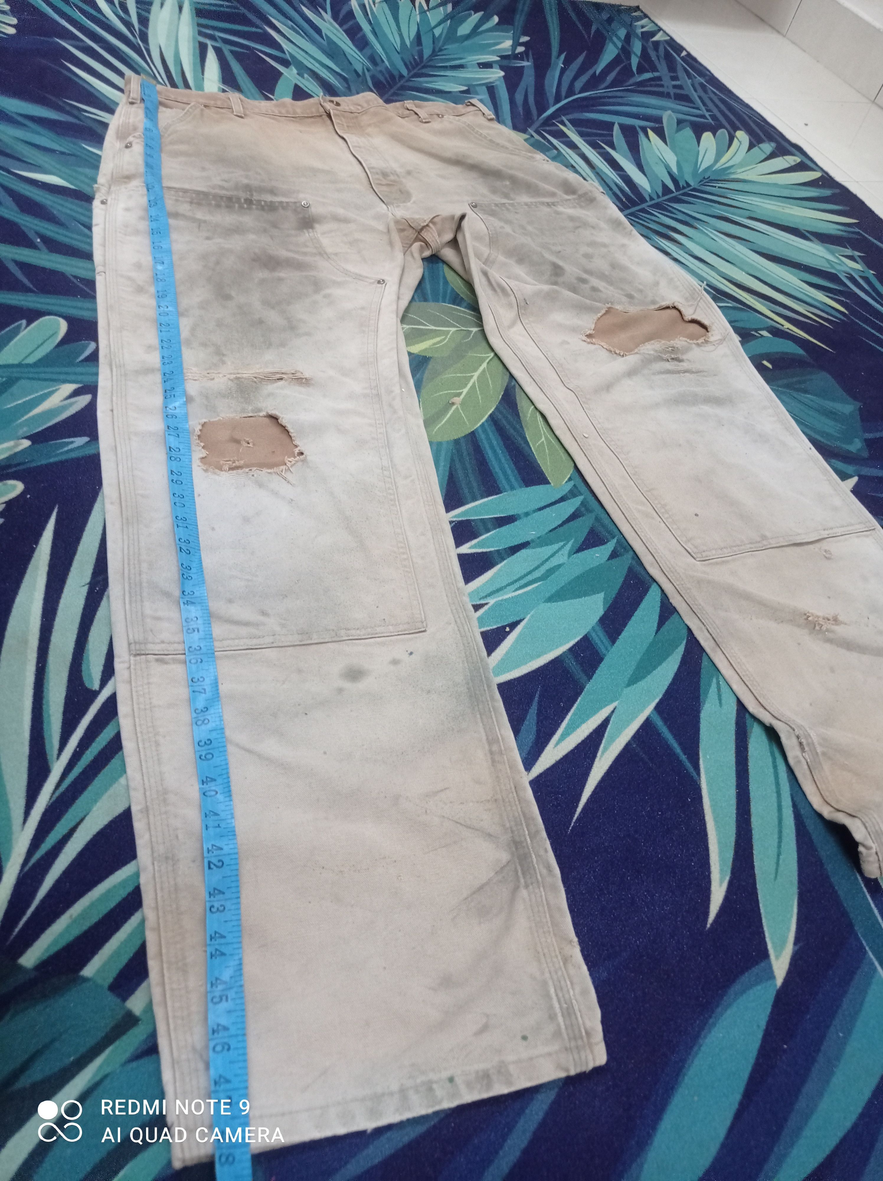 Carhartt × Vintage vintage carhartt distressed double knee pant Size US 40 / EU 56 - 18 Thumbnail