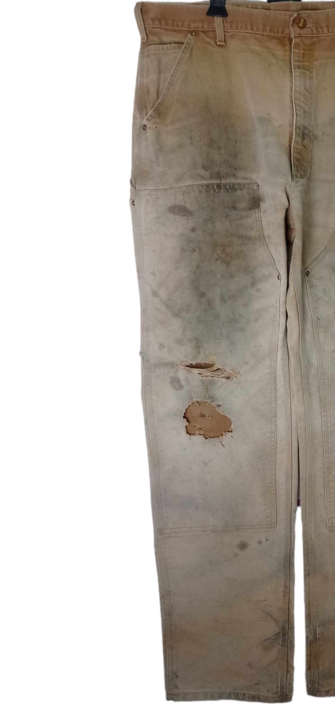 Carhartt × Vintage vintage carhartt distressed double knee pant Size US 40 / EU 56 - 5 Thumbnail